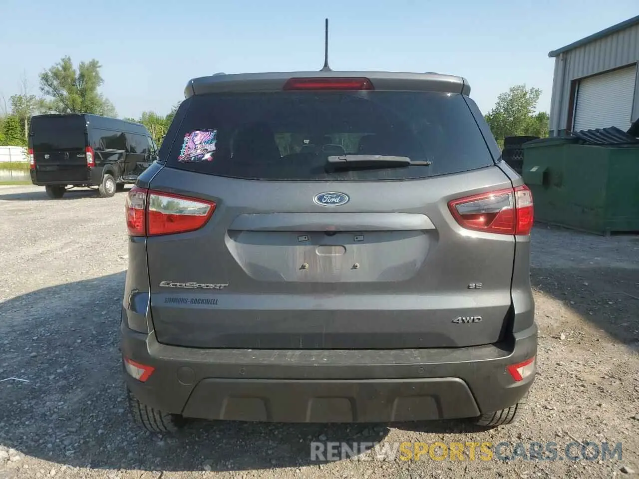 6 Photograph of a damaged car MAJ6S3GL2KC268478 FORD ECOSPORT 2019