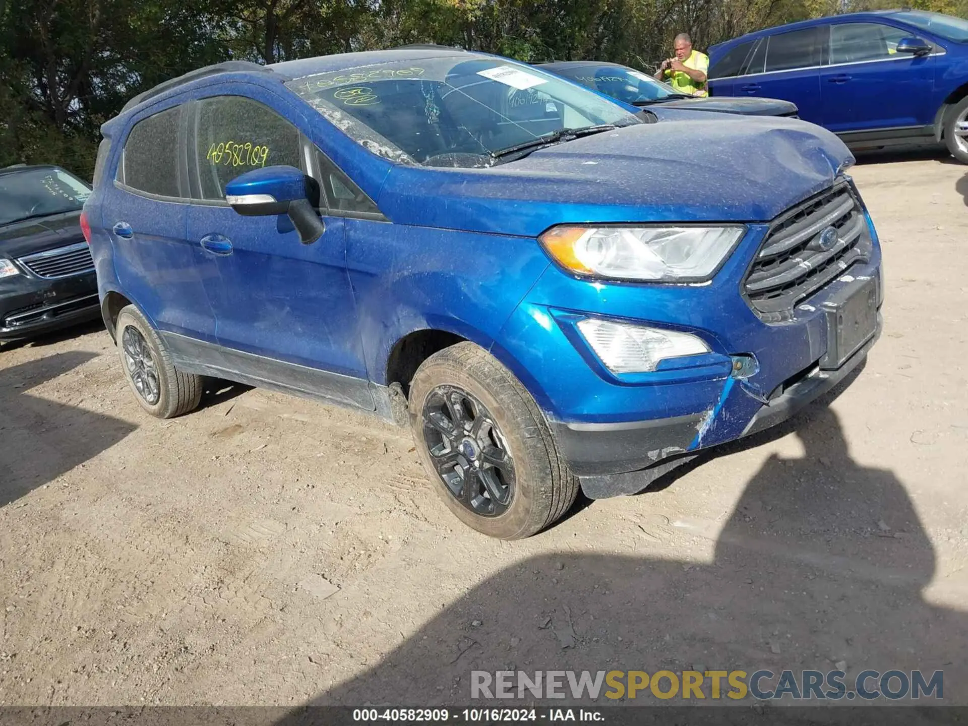 1 Photograph of a damaged car MAJ6S3GL2KC289329 FORD ECOSPORT 2019