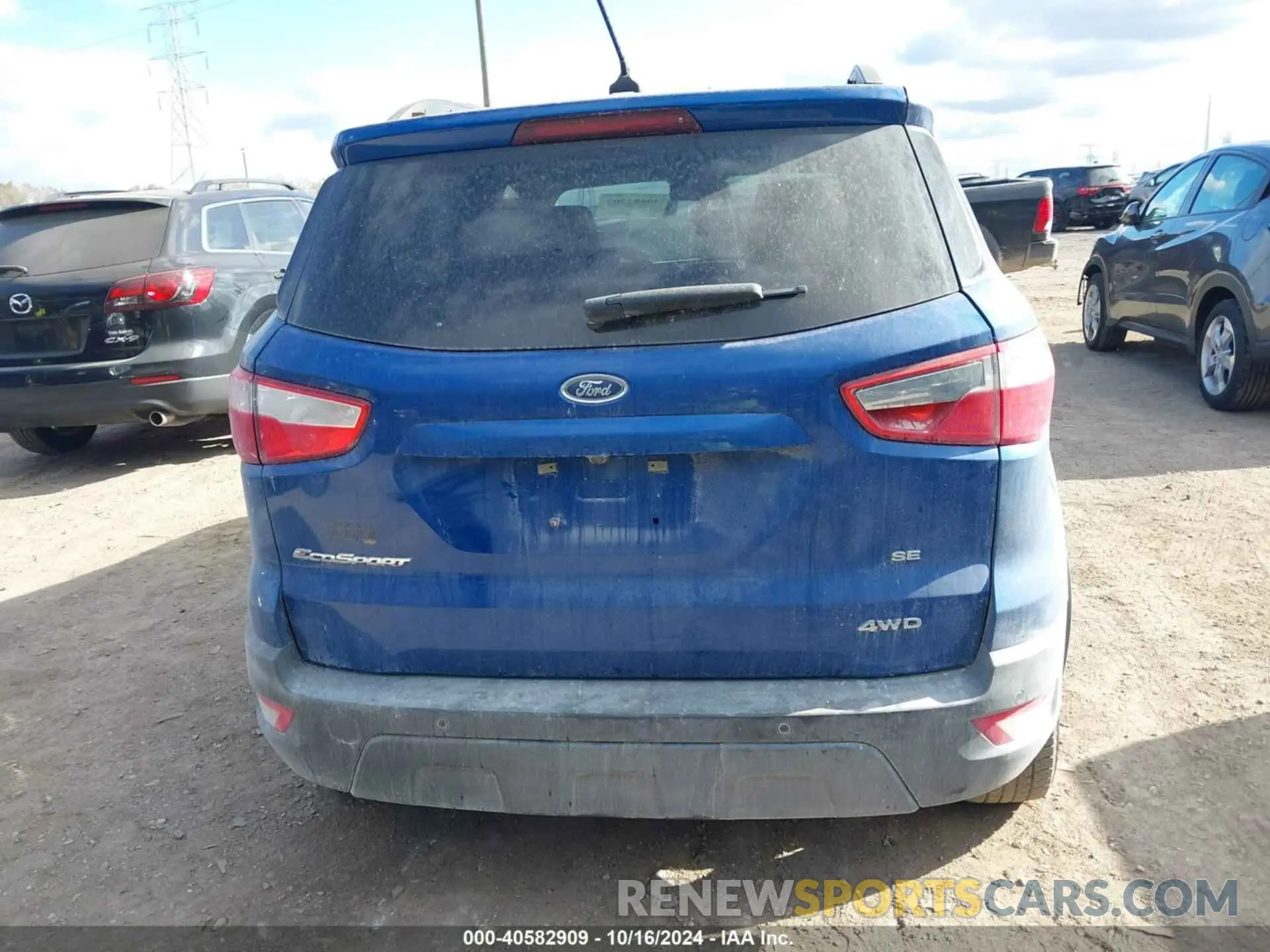16 Photograph of a damaged car MAJ6S3GL2KC289329 FORD ECOSPORT 2019