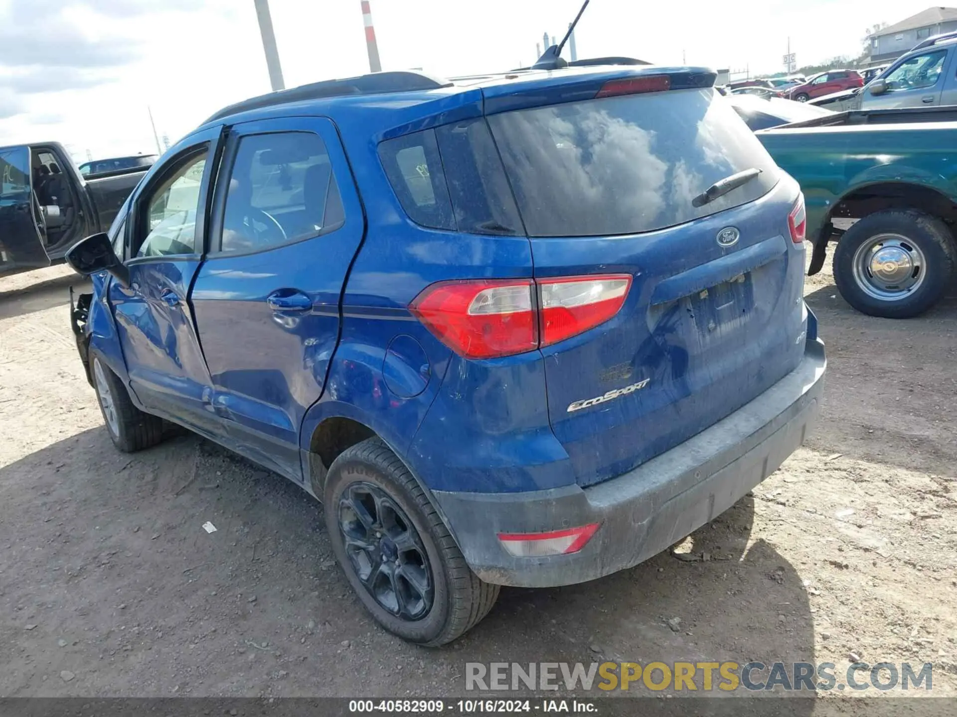 3 Photograph of a damaged car MAJ6S3GL2KC289329 FORD ECOSPORT 2019