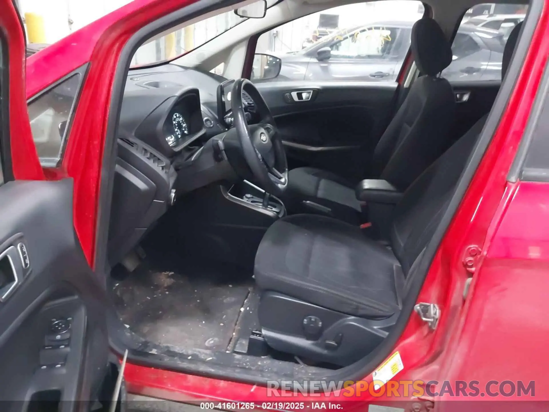 5 Photograph of a damaged car MAJ6S3GL2KC290237 FORD ECOSPORT 2019