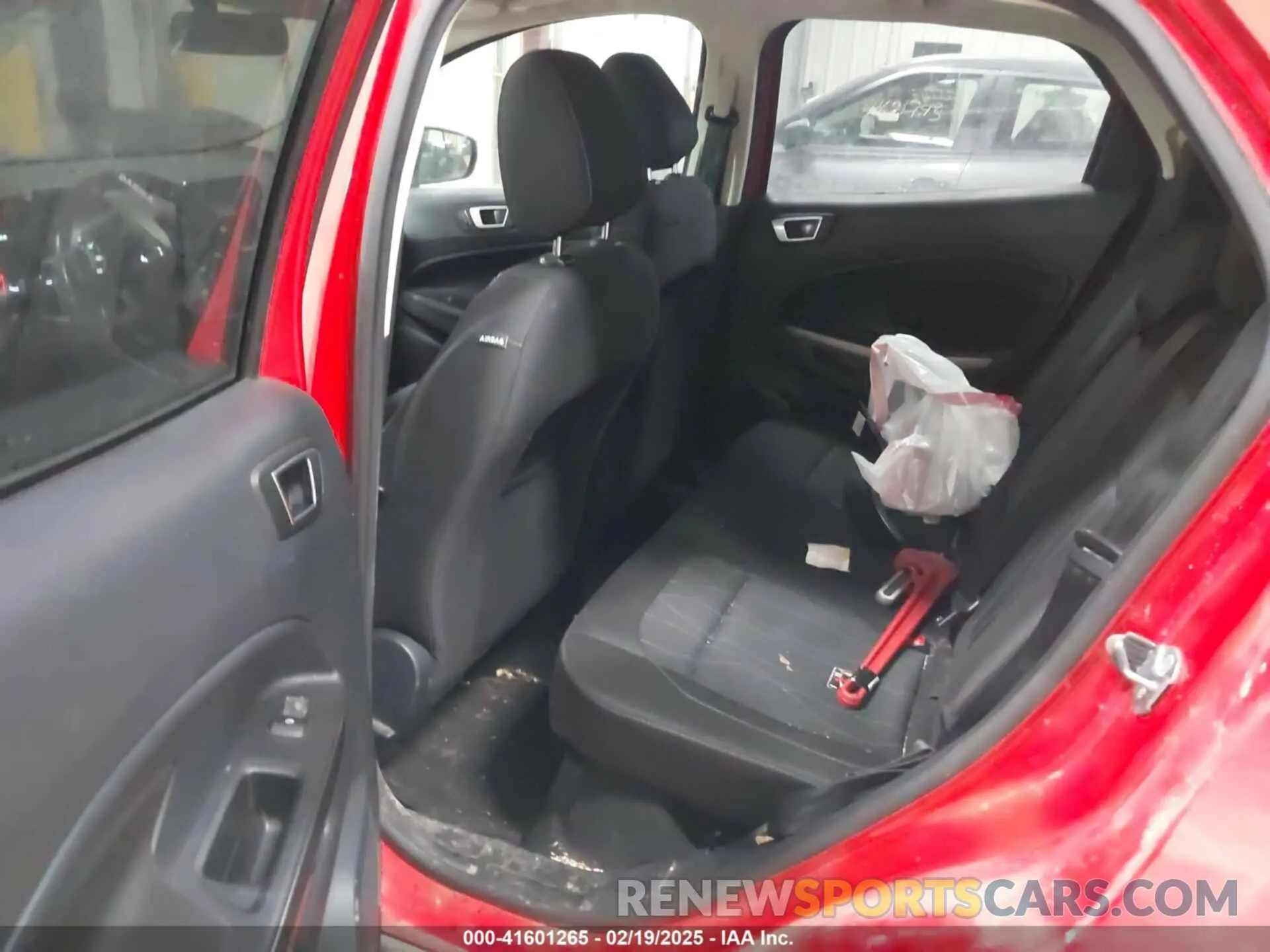 8 Photograph of a damaged car MAJ6S3GL2KC290237 FORD ECOSPORT 2019