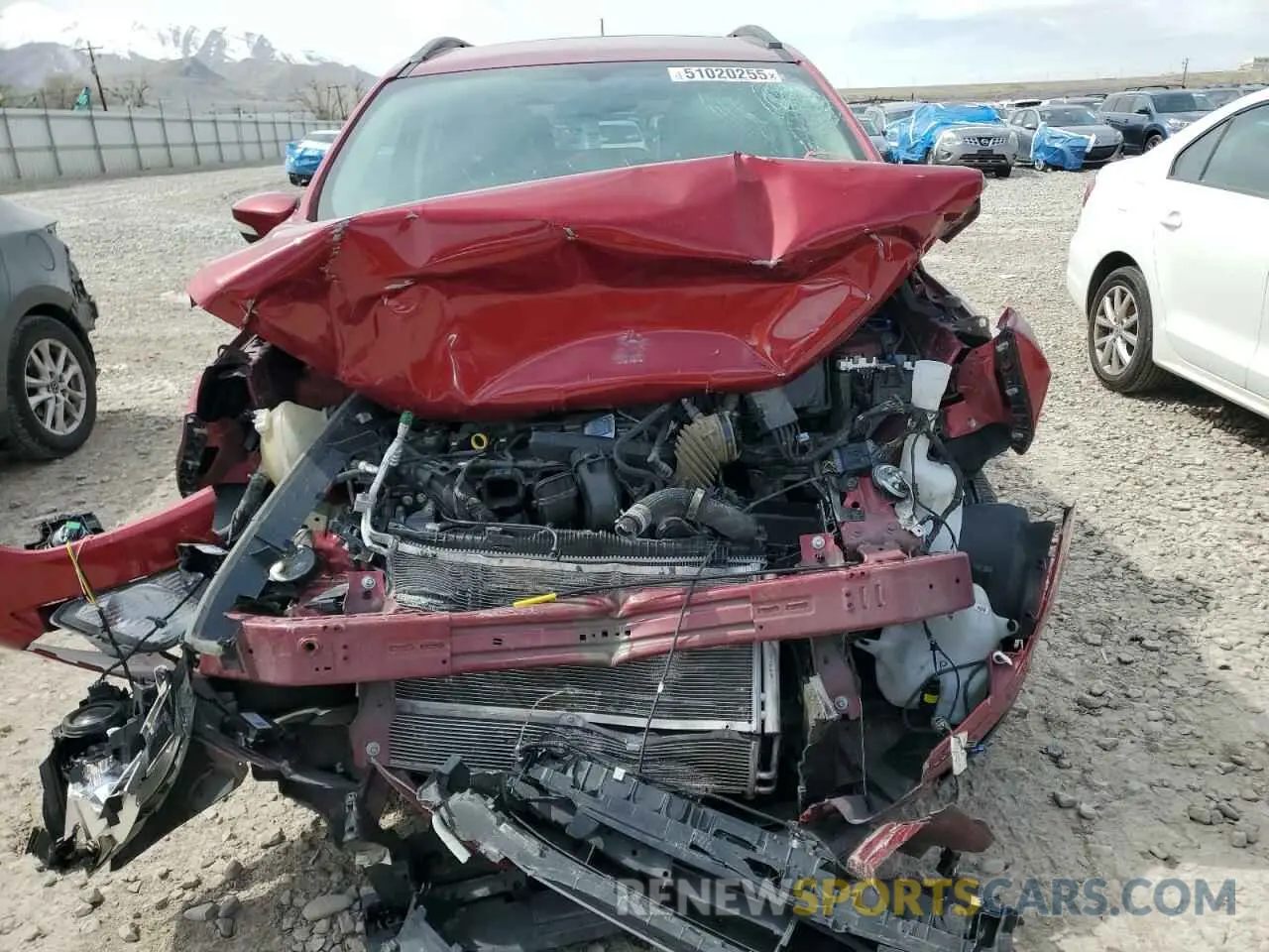5 Photograph of a damaged car MAJ6S3GL2KC290660 FORD ECOSPORT 2019