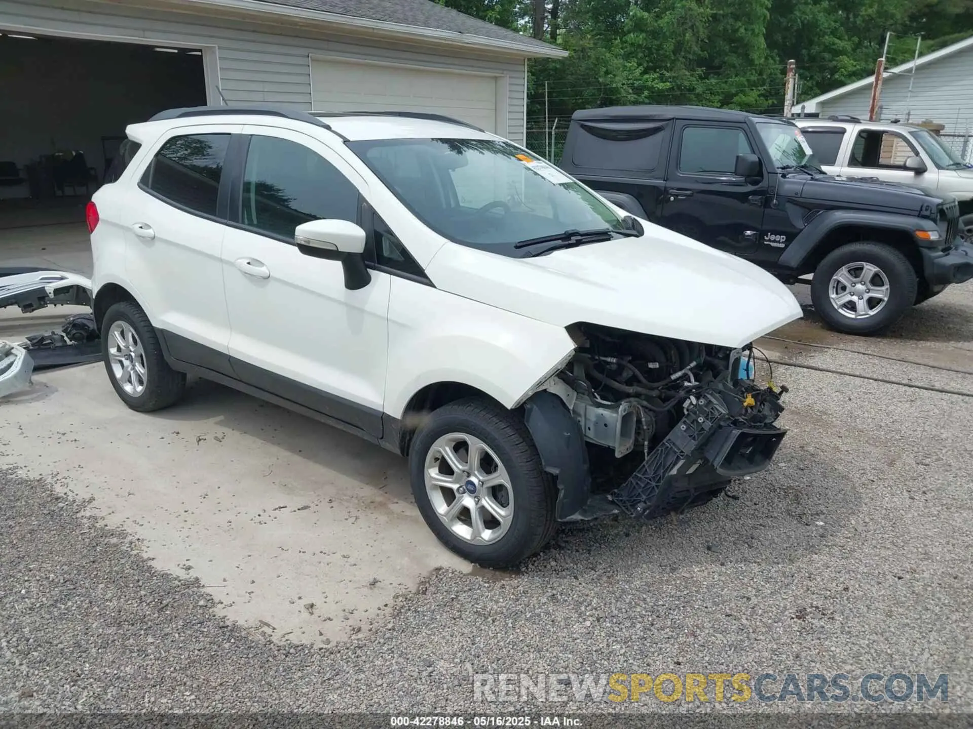 1 Photograph of a damaged car MAJ6S3GL3KC253892 FORD ECOSPORT 2019