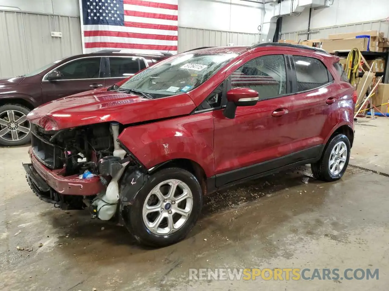 1 Photograph of a damaged car MAJ6S3GL3KC298248 FORD ECOSPORT 2019