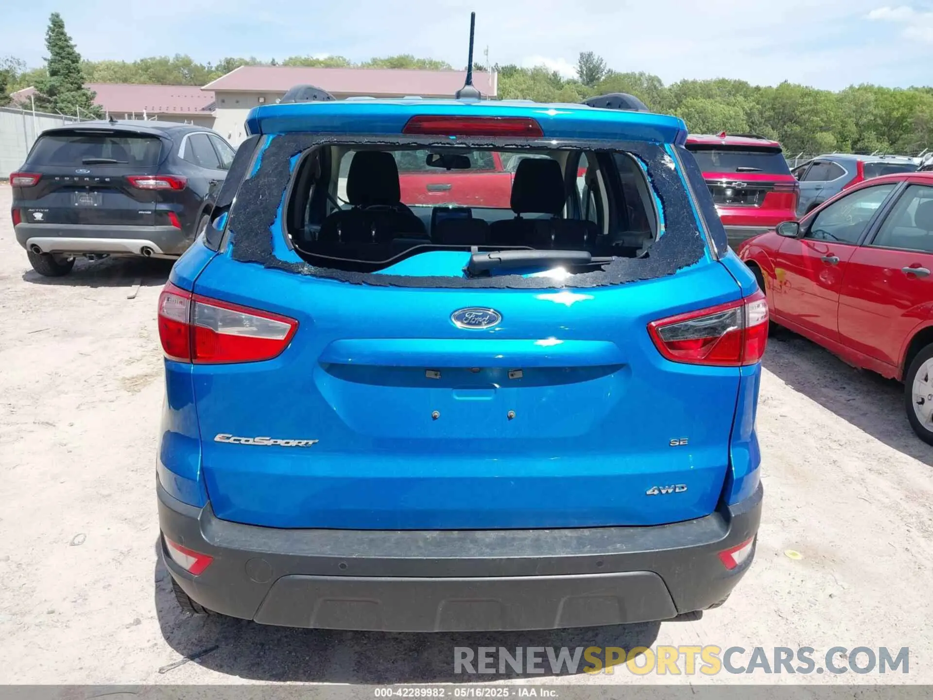 16 Фотография поврежденного автомобиля MAJ6S3GL5KC276378 FORD ECOSPORT 2019