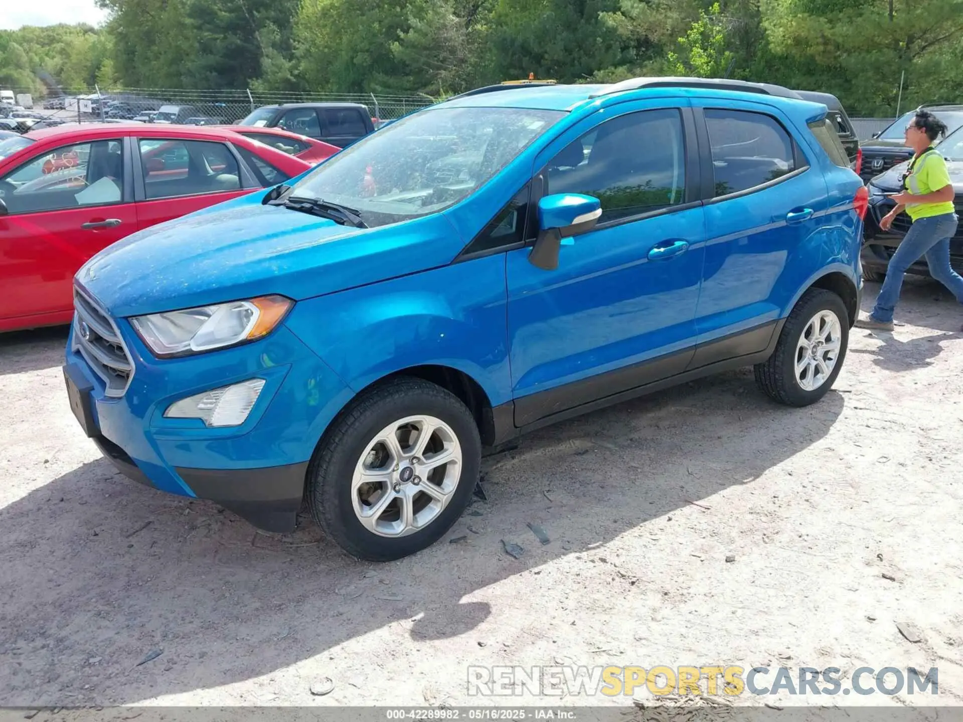 2 Фотография поврежденного автомобиля MAJ6S3GL5KC276378 FORD ECOSPORT 2019