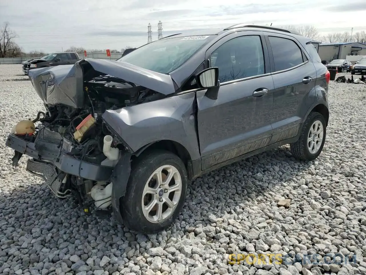 1 Фотография поврежденного автомобиля MAJ6S3GL5KC291348 FORD ECOSPORT 2019