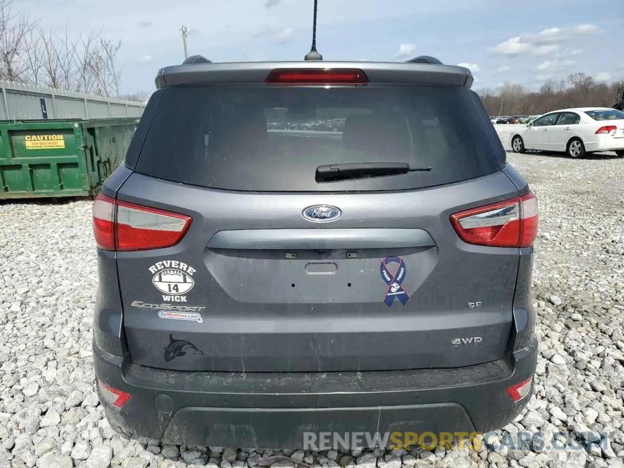 6 Фотография поврежденного автомобиля MAJ6S3GL5KC291348 FORD ECOSPORT 2019
