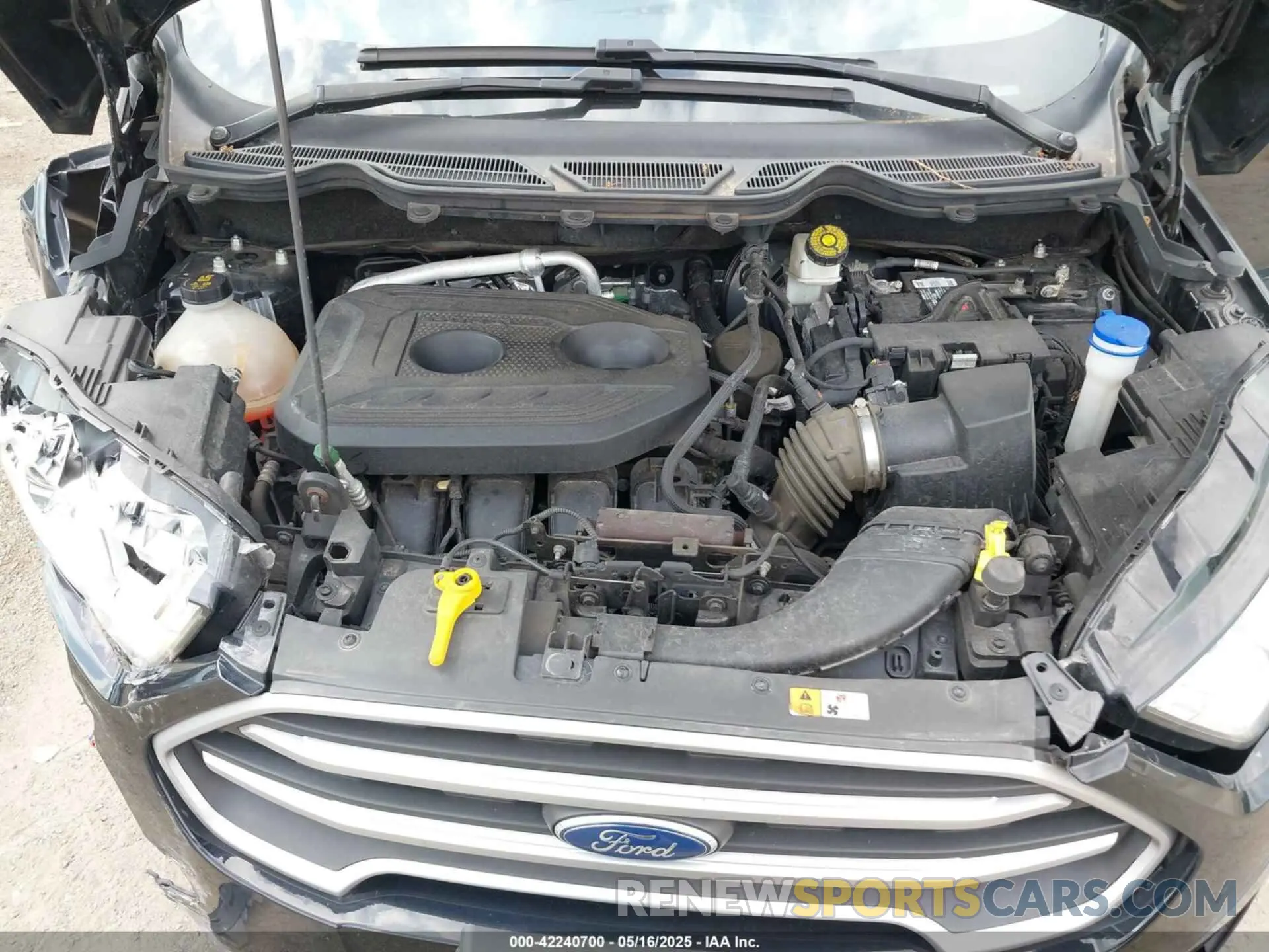 10 Photograph of a damaged car MAJ6S3GL7KC267004 FORD ECOSPORT 2019