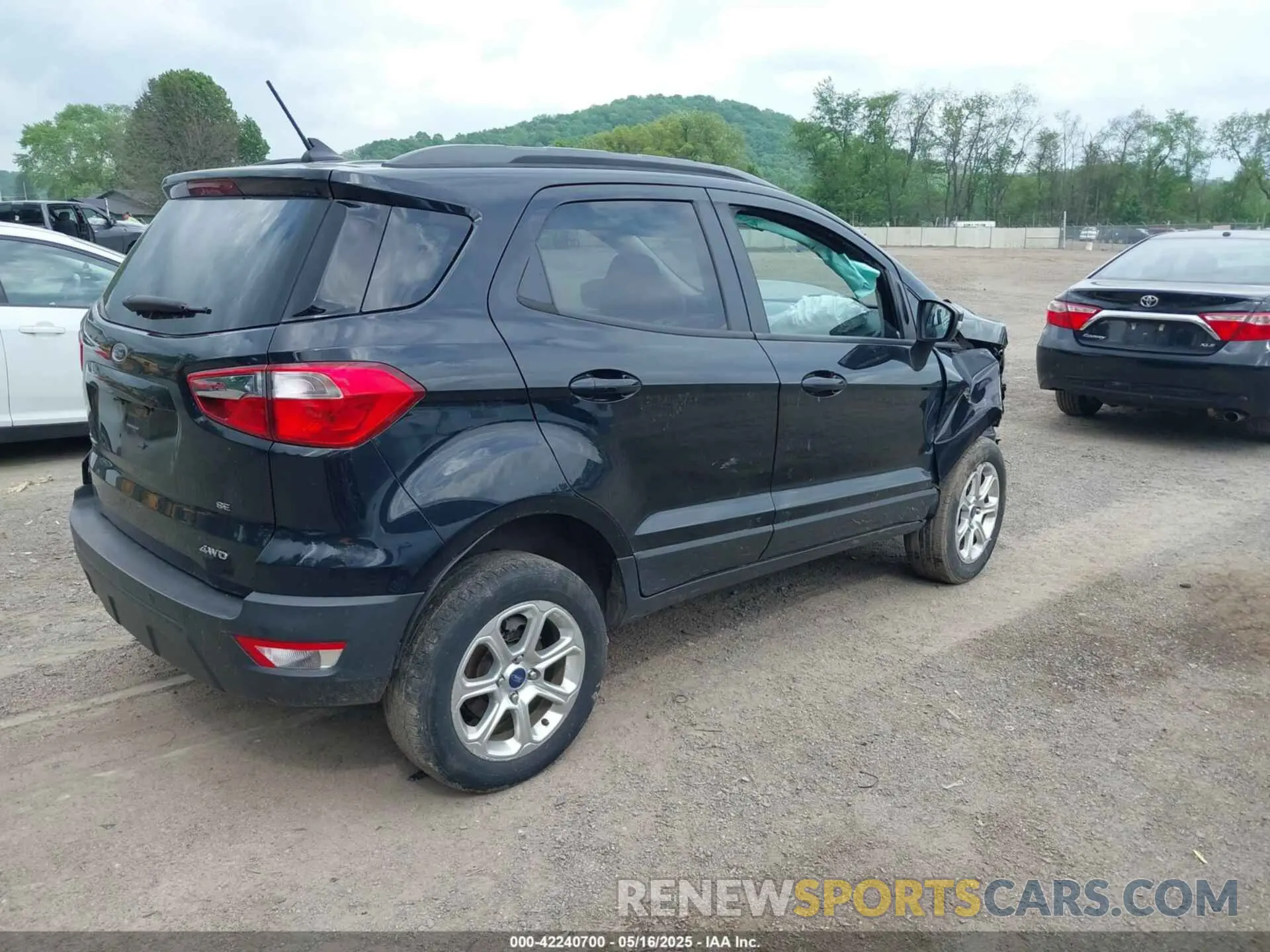 4 Photograph of a damaged car MAJ6S3GL7KC267004 FORD ECOSPORT 2019