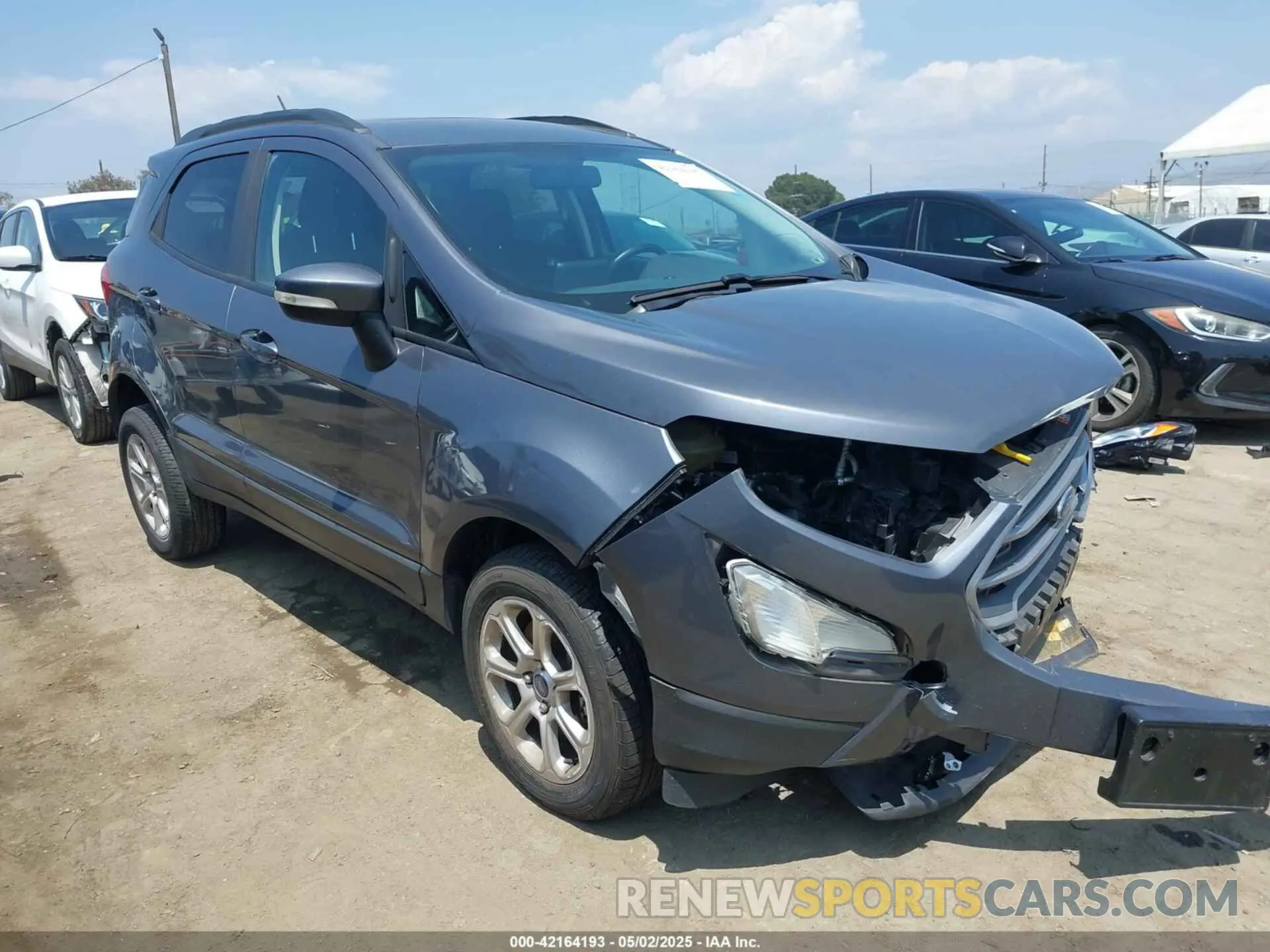 1 Photograph of a damaged car MAJ6S3GL7KC290511 FORD ECOSPORT 2019