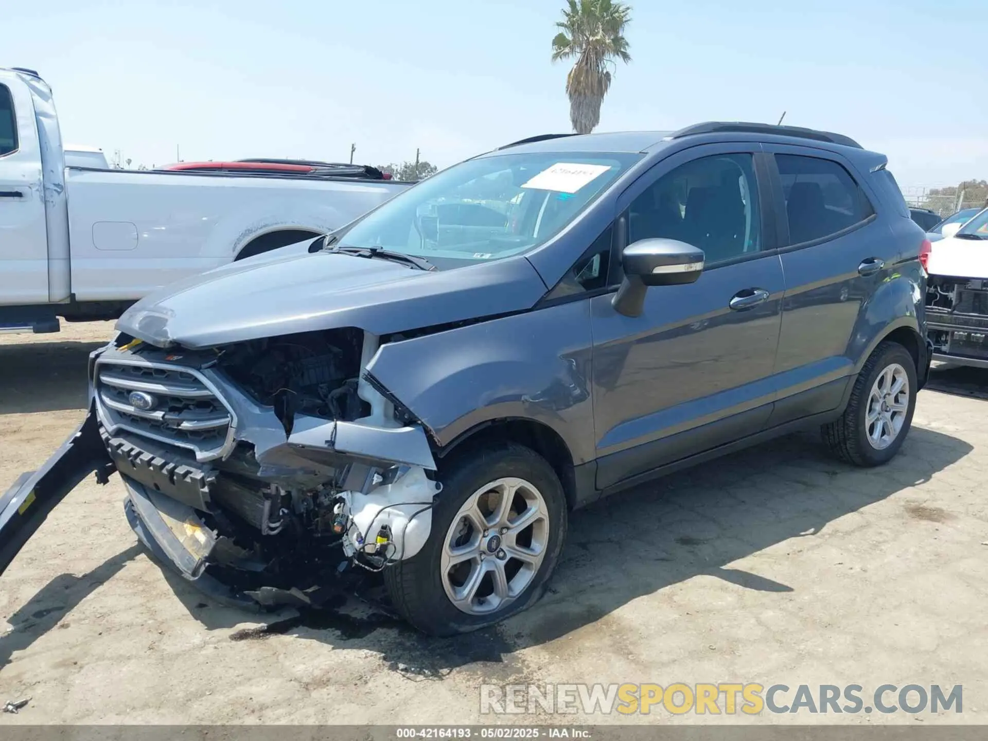 2 Photograph of a damaged car MAJ6S3GL7KC290511 FORD ECOSPORT 2019