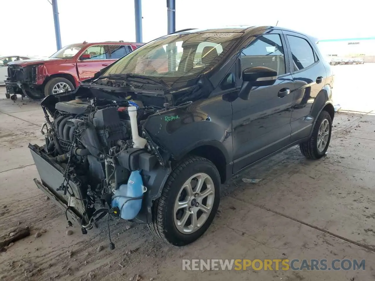 1 Photograph of a damaged car MAJ6S3GL7KC299242 FORD ECOSPORT 2019