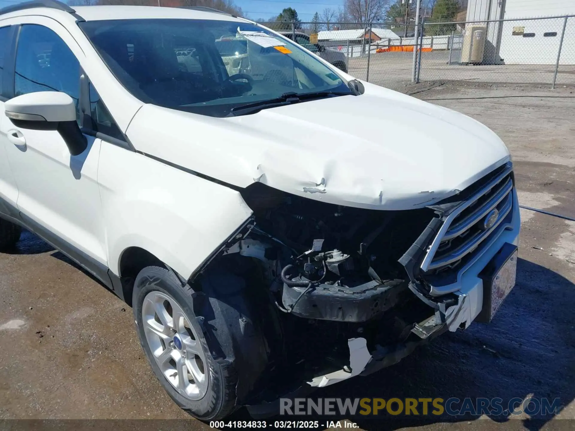 6 Photograph of a damaged car MAJ6S3GL7KC305931 FORD ECOSPORT 2019