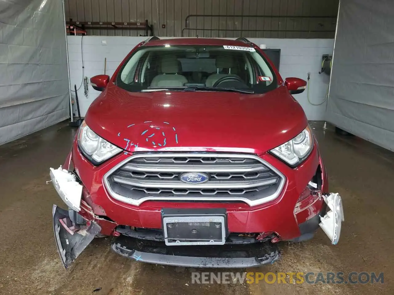 5 Photograph of a damaged car MAJ6S3GL8KC272888 FORD ECOSPORT 2019