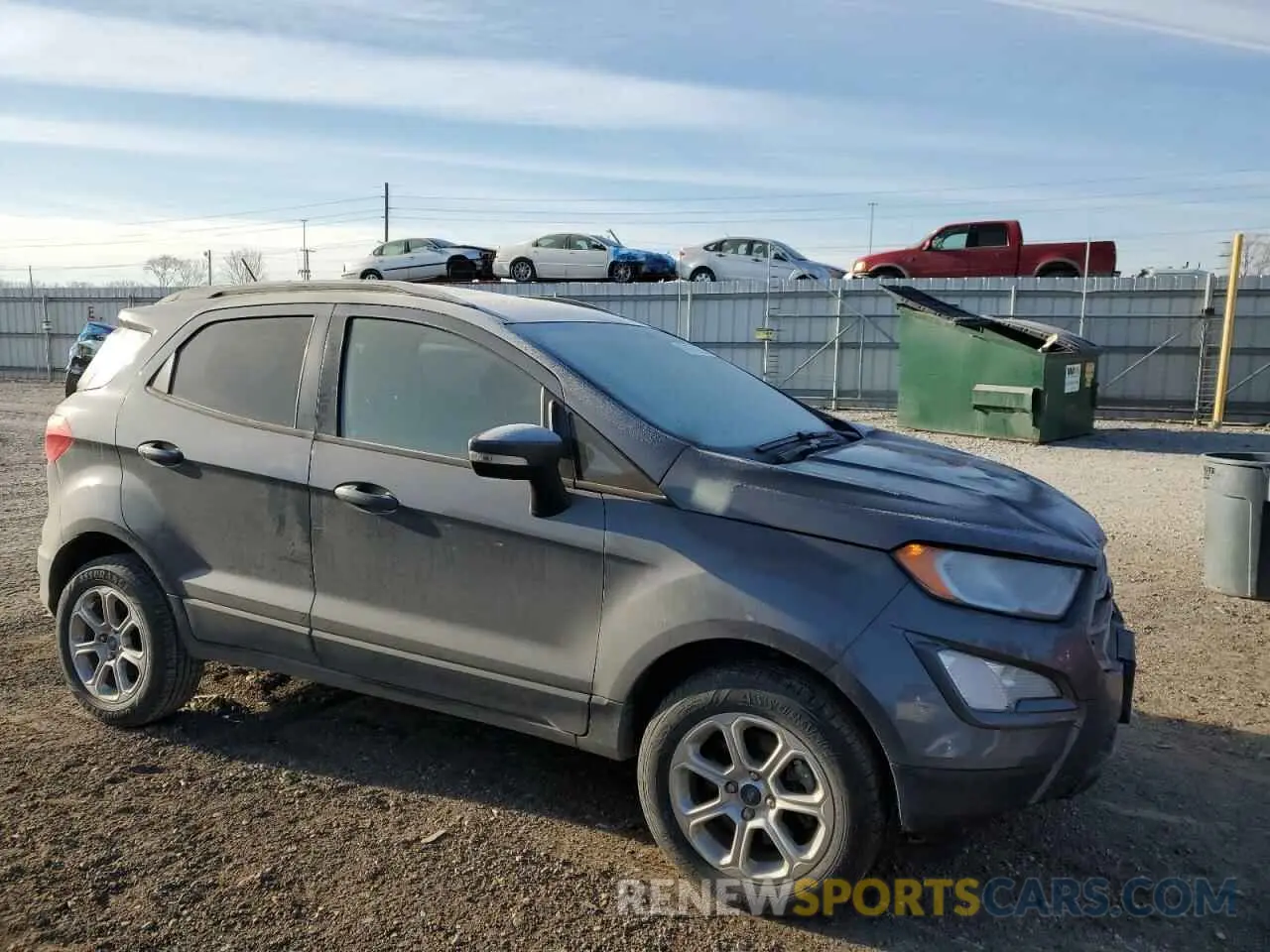 4 Photograph of a damaged car MAJ6S3GL9KC269157 FORD ECOSPORT 2019