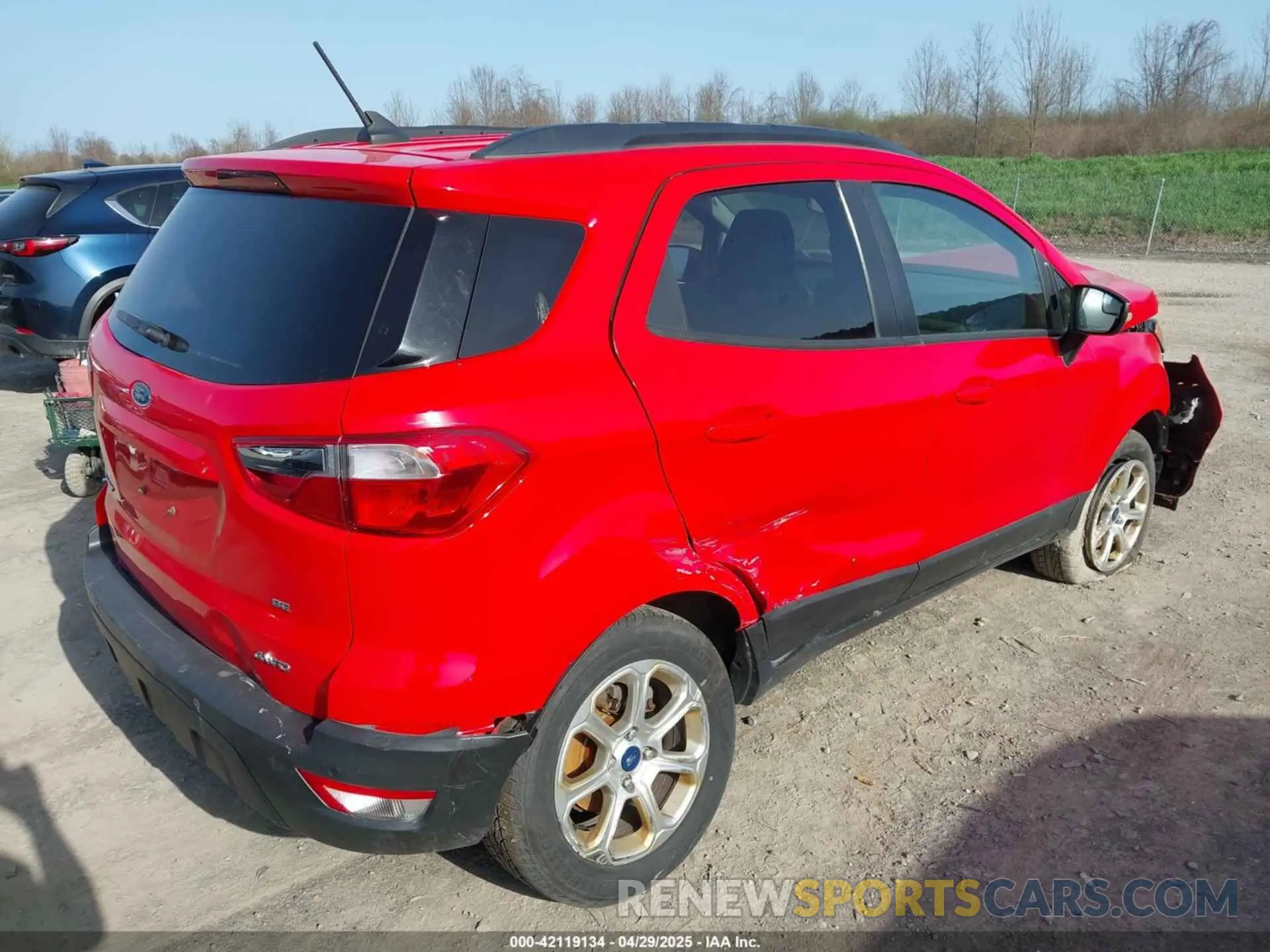 4 Photograph of a damaged car MAJ6S3GL9KC294995 FORD ECOSPORT 2019