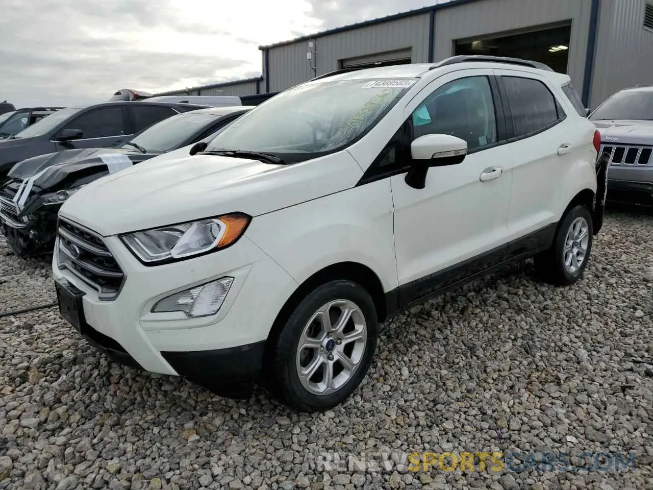 1 Фотография поврежденного автомобиля MAJ6S3GLXKC284394 FORD ECOSPORT 2019