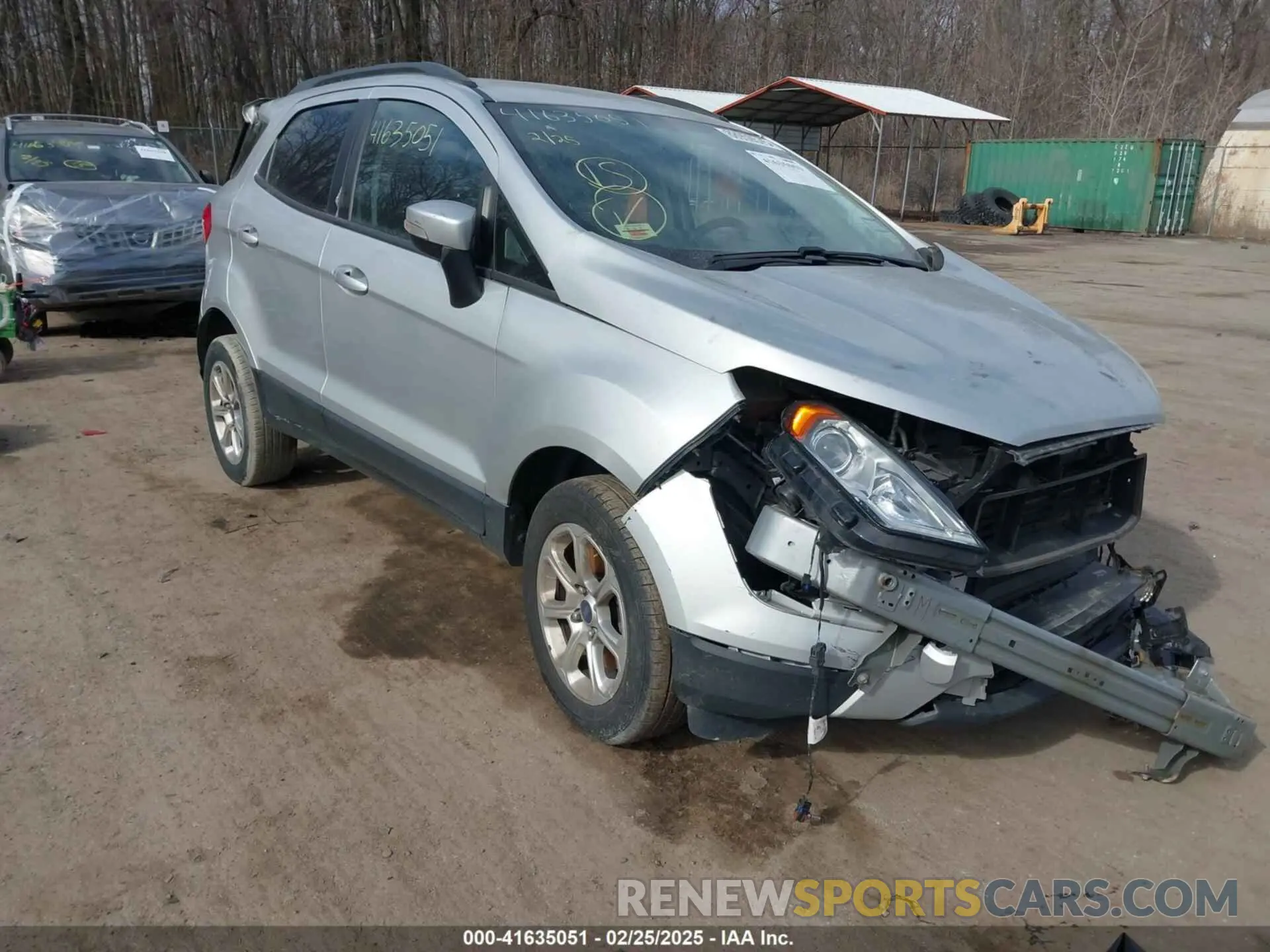 1 Фотография поврежденного автомобиля MAJ6S3GLXKC287084 FORD ECOSPORT 2019