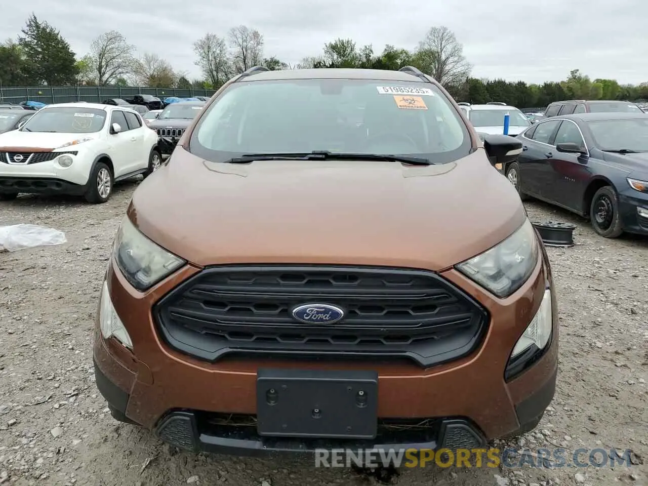 5 Фотография поврежденного автомобиля MAJ6S3JL1KC254371 FORD ECOSPORT 2019