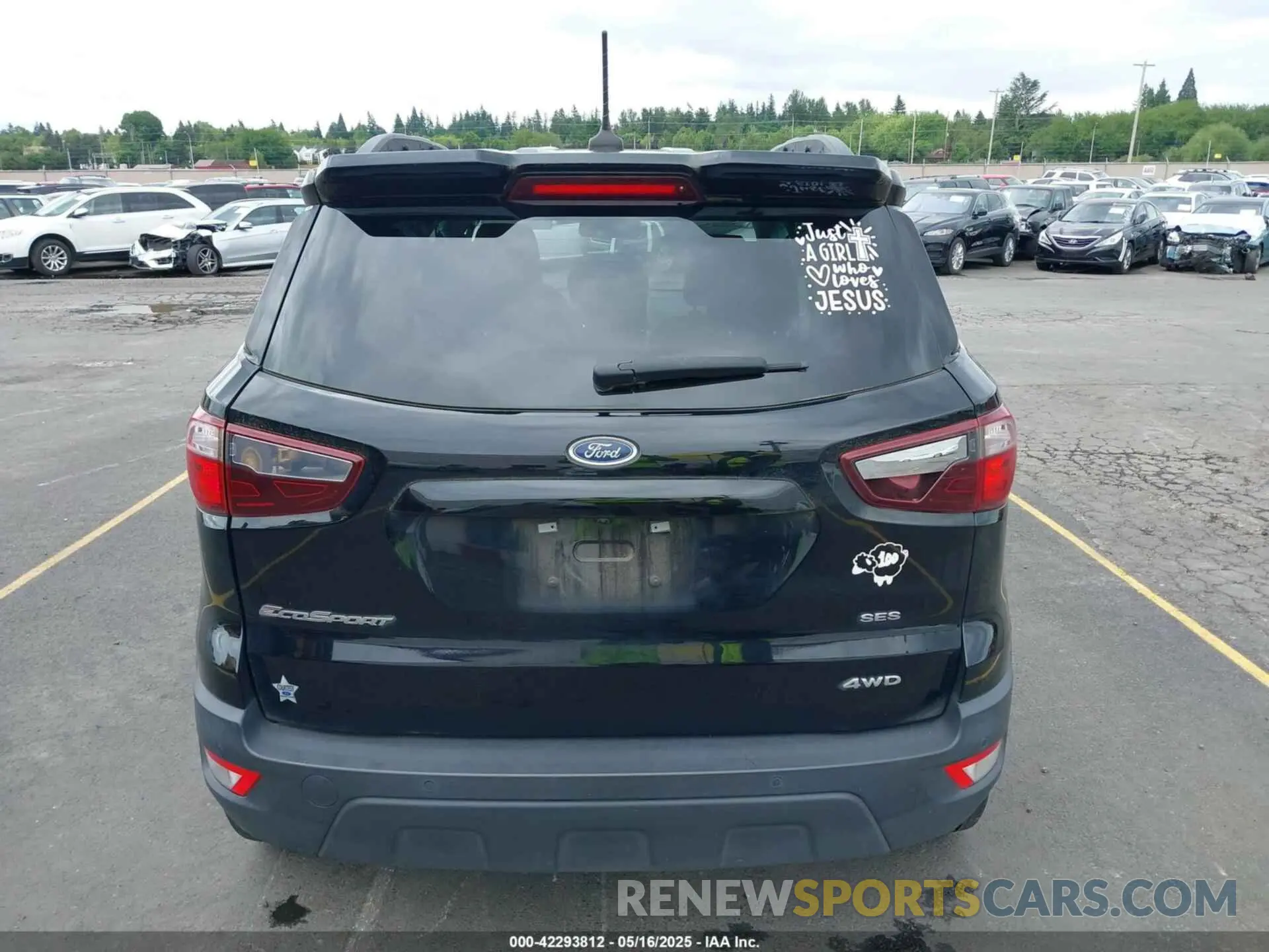 16 Photograph of a damaged car MAJ6S3JL2KC290084 FORD ECOSPORT 2019