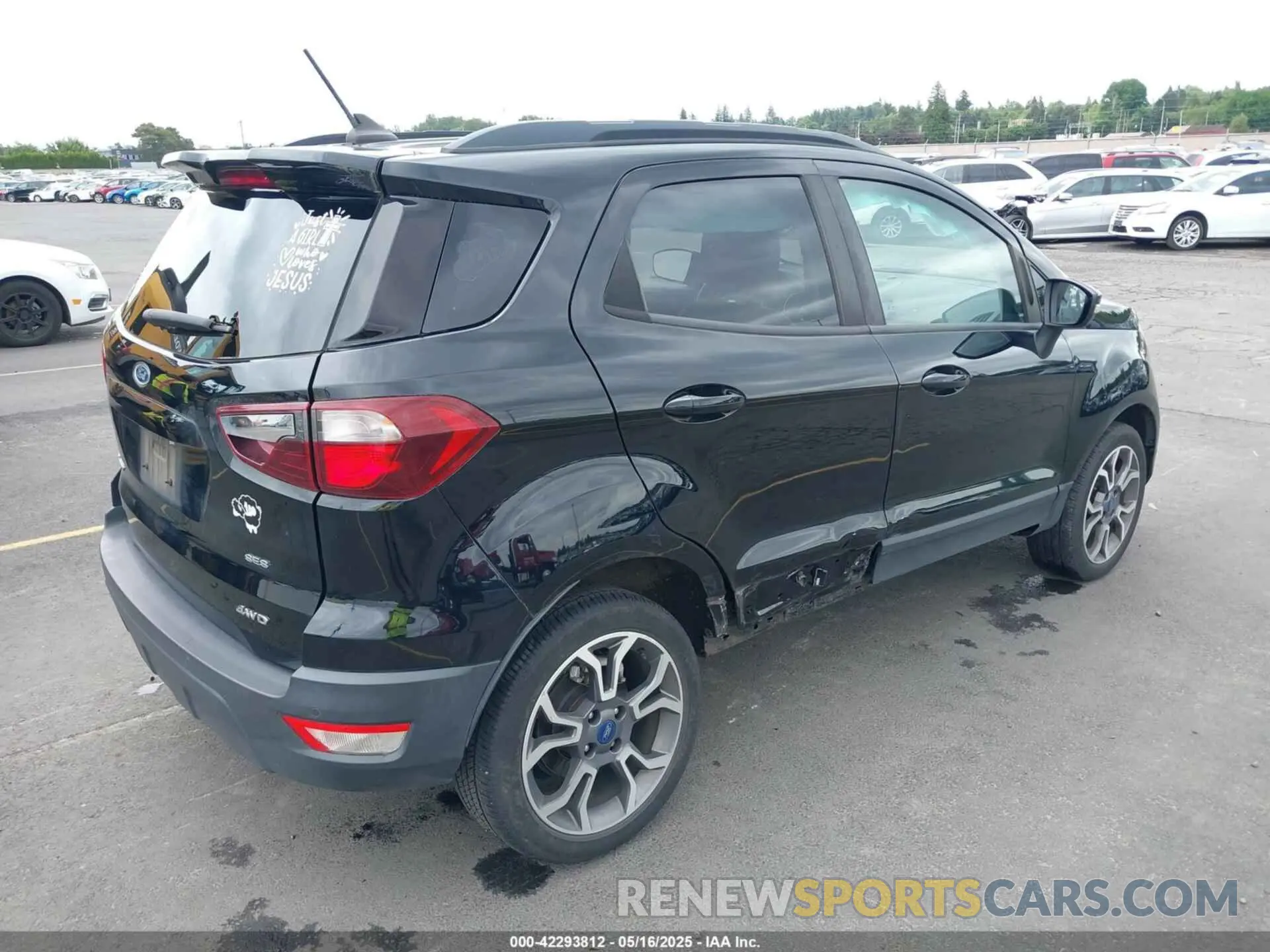 6 Photograph of a damaged car MAJ6S3JL2KC290084 FORD ECOSPORT 2019