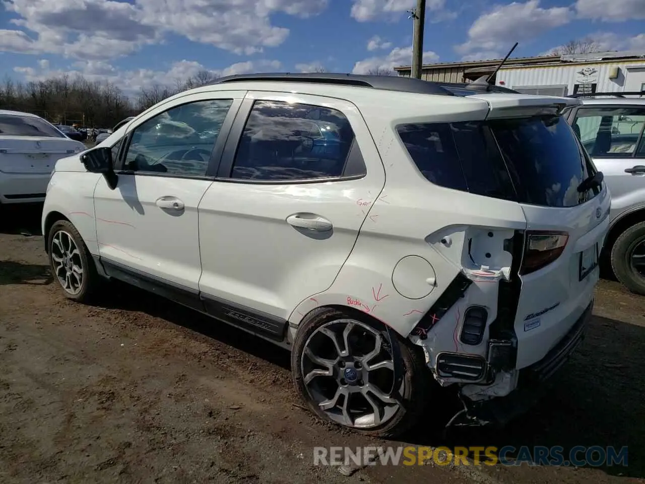 2 Фотография поврежденного автомобиля MAJ6S3JL5KC293626 FORD ECOSPORT 2019