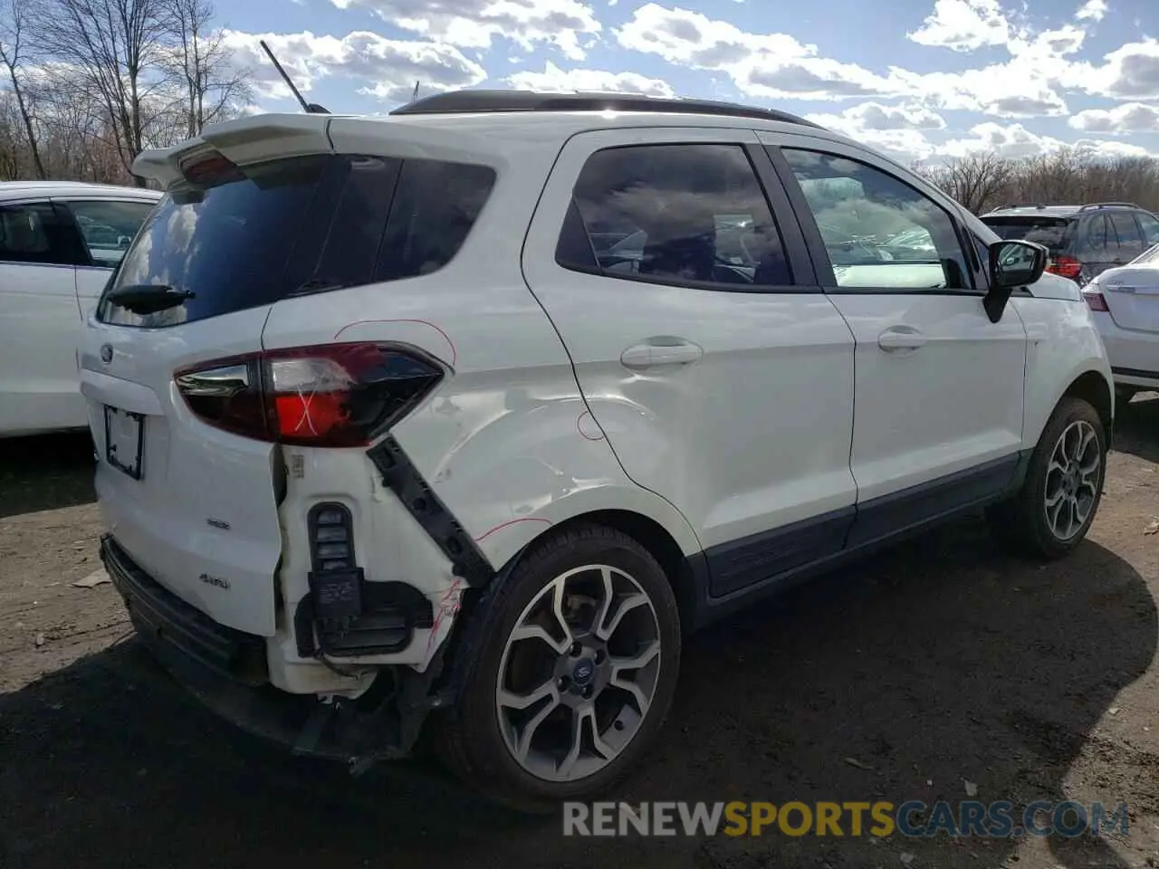3 Фотография поврежденного автомобиля MAJ6S3JL5KC293626 FORD ECOSPORT 2019