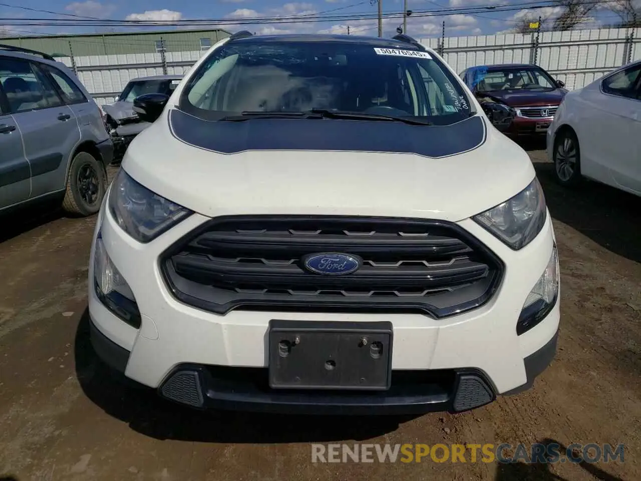 5 Фотография поврежденного автомобиля MAJ6S3JL5KC293626 FORD ECOSPORT 2019