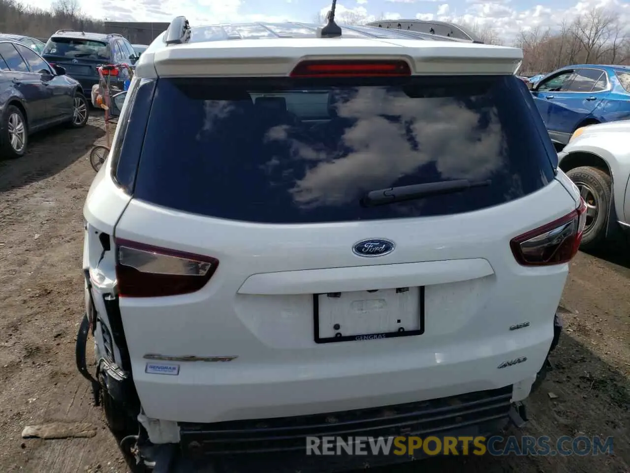 6 Фотография поврежденного автомобиля MAJ6S3JL5KC293626 FORD ECOSPORT 2019