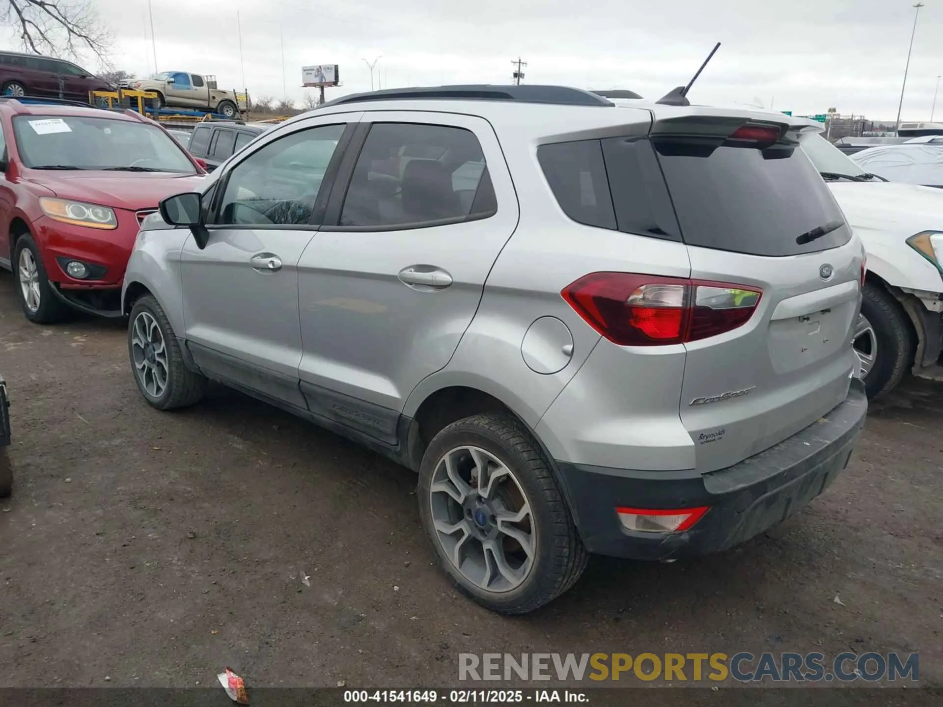 3 Photograph of a damaged car MAJ6S3JL6KC283008 FORD ECOSPORT 2019