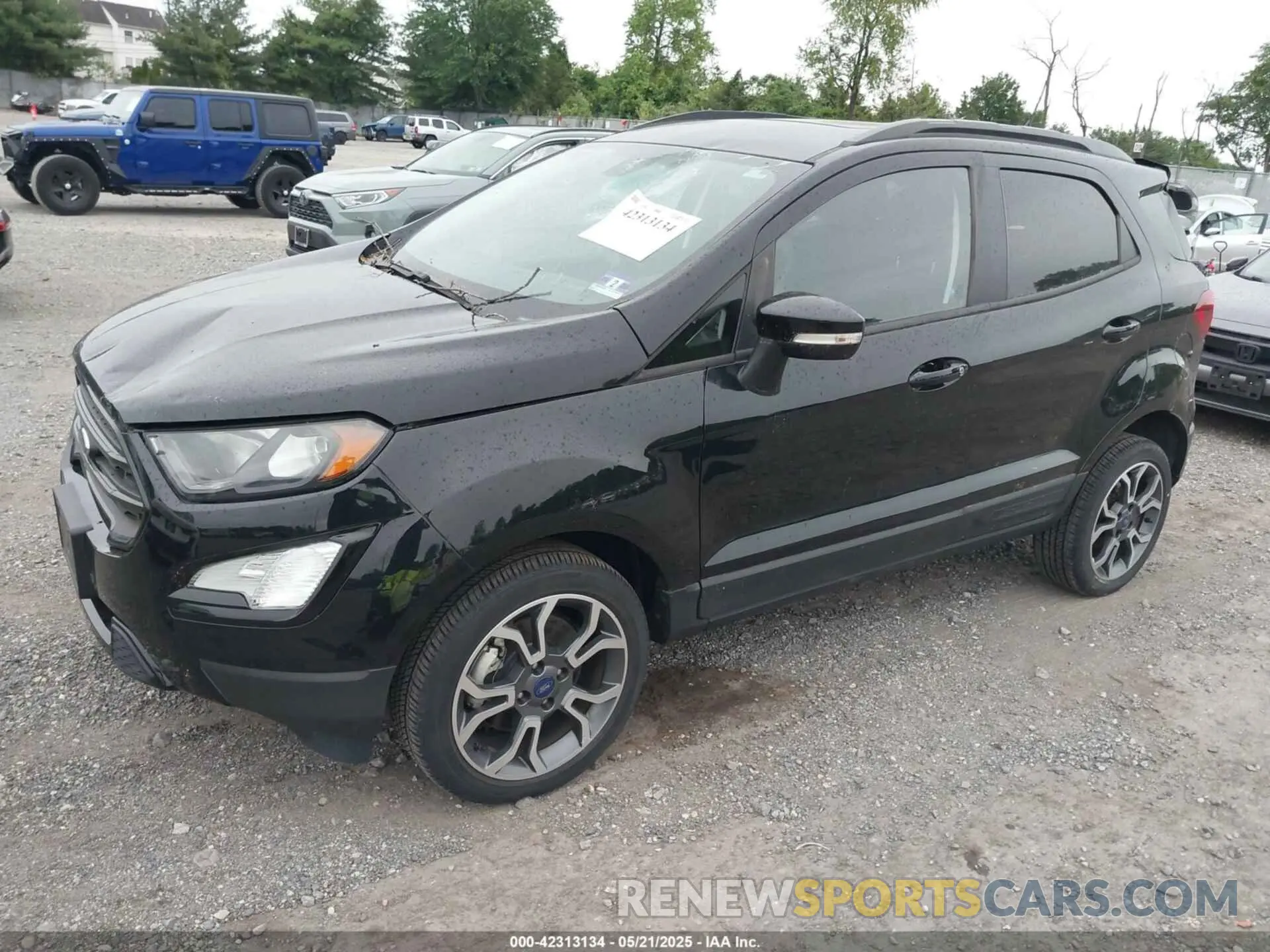 2 Фотография поврежденного автомобиля MAJ6S3JL8KC252584 FORD ECOSPORT 2019
