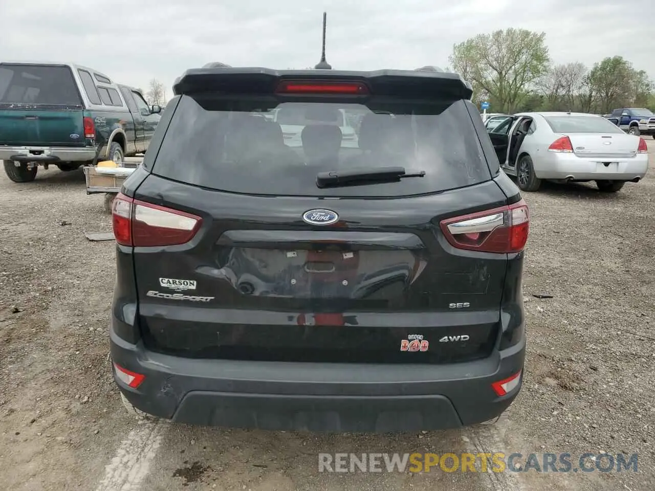 6 Фотография поврежденного автомобиля MAJ6S3JL9KC296531 FORD ECOSPORT 2019