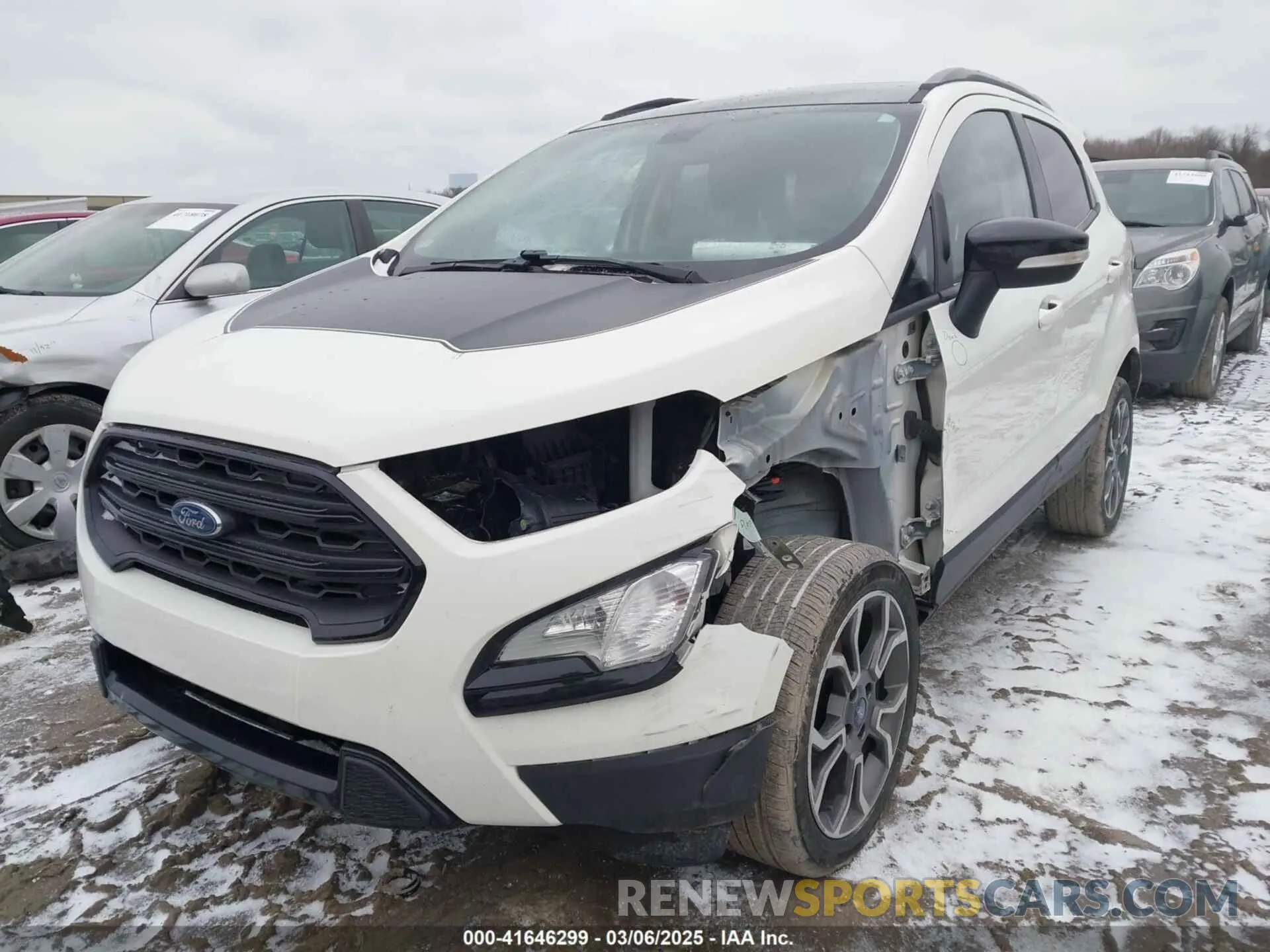 2 Фотография поврежденного автомобиля MAJ6S3JLXKC294139 FORD ECOSPORT 2019