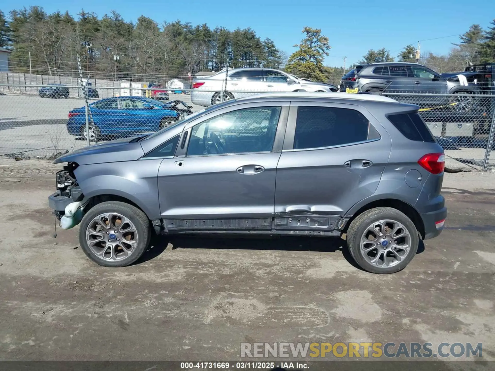 14 Photograph of a damaged car MAJ6S3KL0KC296626 FORD ECOSPORT 2019
