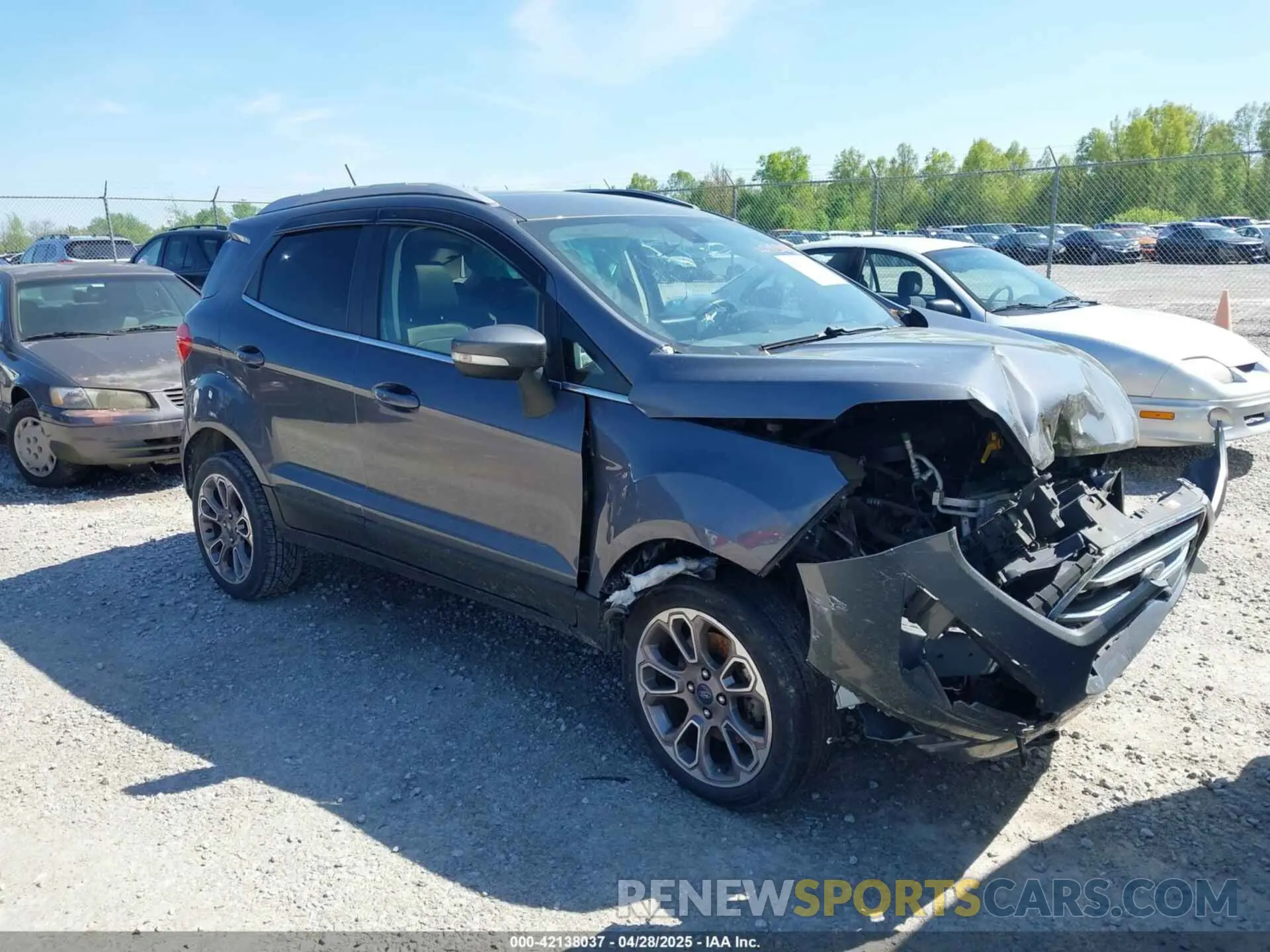 1 Photograph of a damaged car MAJ6S3KL5KC292460 FORD ECOSPORT 2019