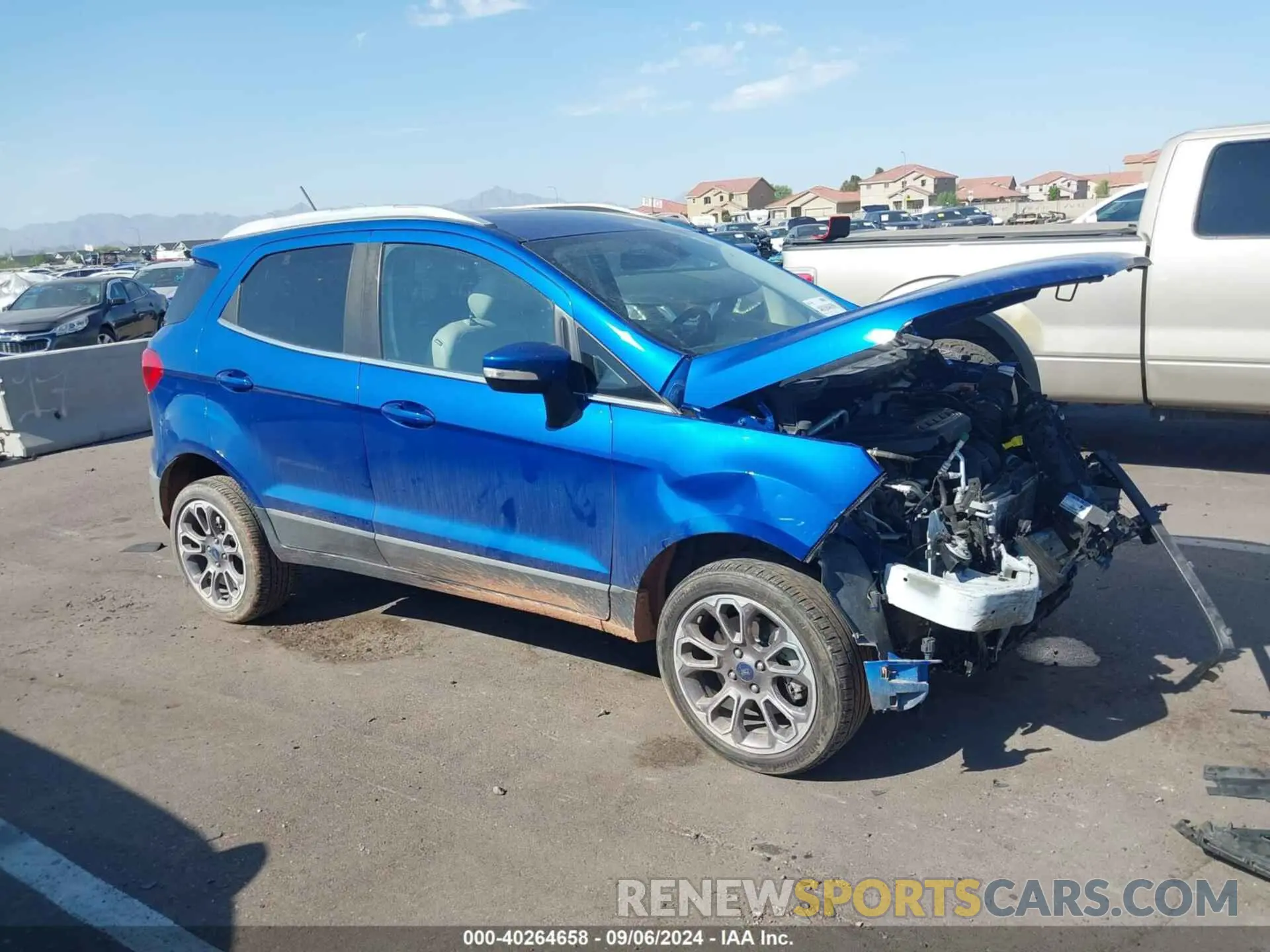 1 Photograph of a damaged car MAJ6S3KL8KC289701 FORD ECOSPORT 2019