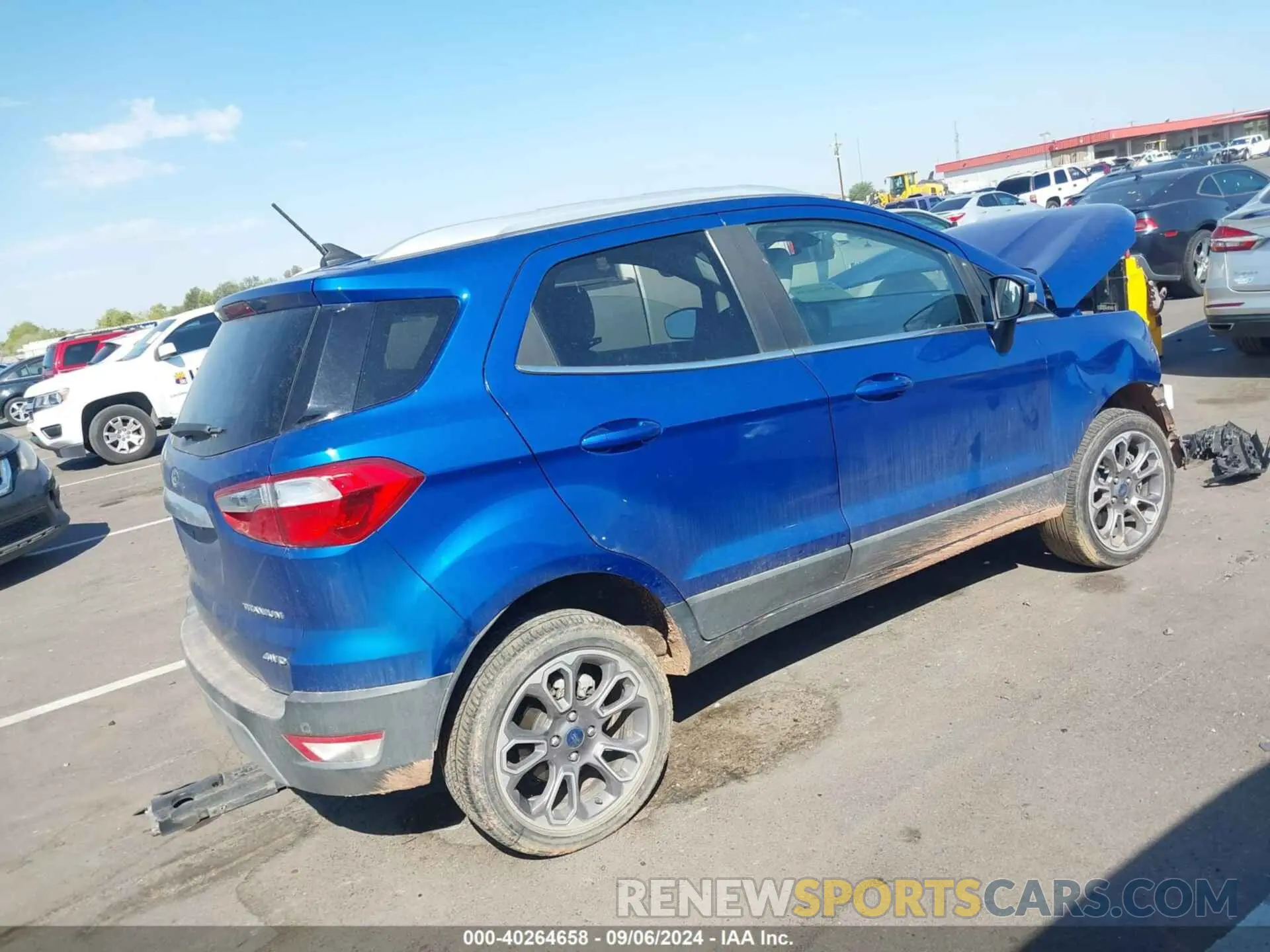 4 Photograph of a damaged car MAJ6S3KL8KC289701 FORD ECOSPORT 2019