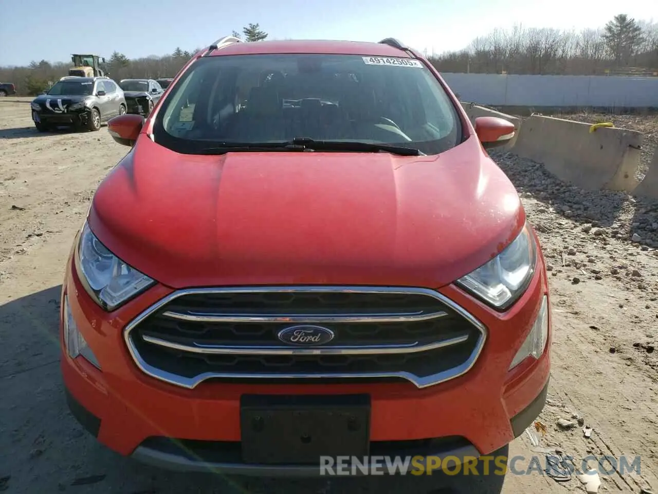 5 Фотография поврежденного автомобиля MAJ6S3KL8KC299323 FORD ECOSPORT 2019