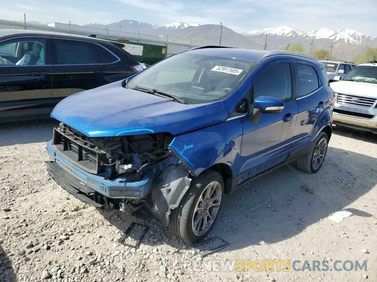 1 Photograph of a damaged car MAJ6S3KLXKC289764 FORD ECOSPORT 2019