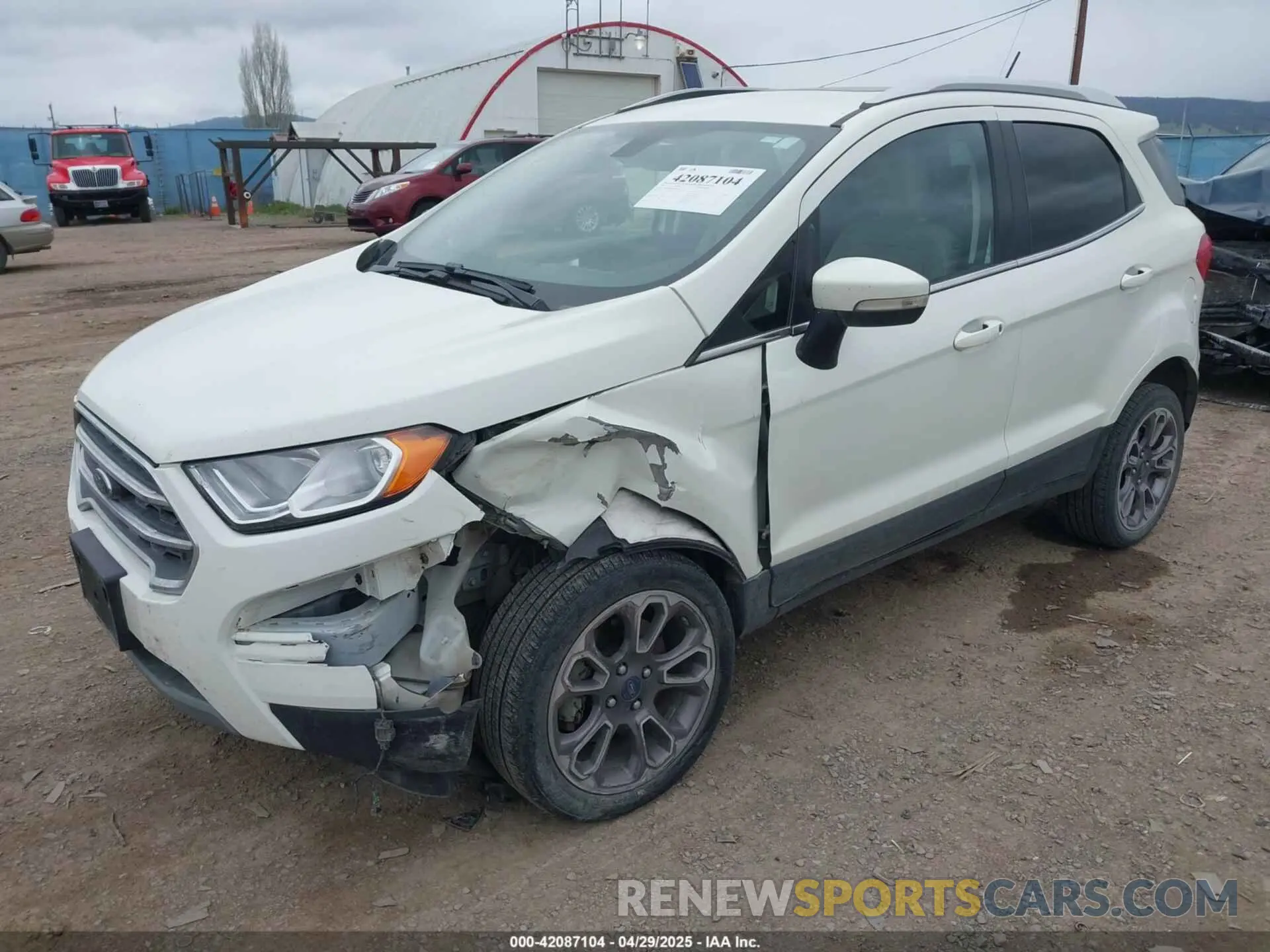 2 Фотография поврежденного автомобиля MAJ6S3KLXKC297718 FORD ECOSPORT 2019