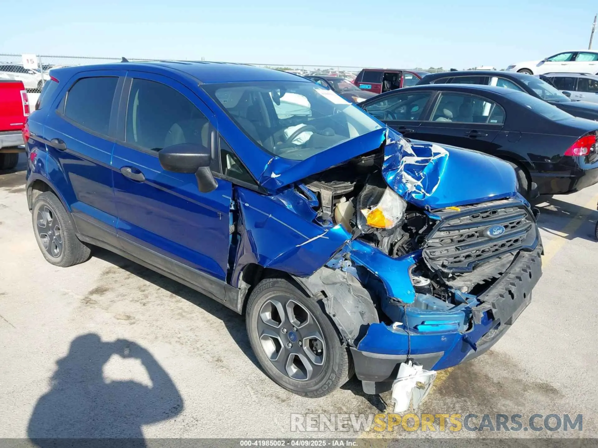 1 Фотография поврежденного автомобиля MAJ3S2FE1LC363065 FORD ECOSPORT 2020