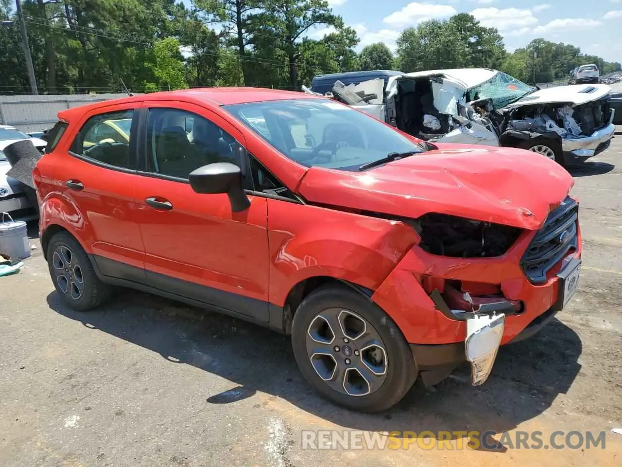 4 Photograph of a damaged car MAJ3S2FE1LC388208 FORD ECOSPORT 2020
