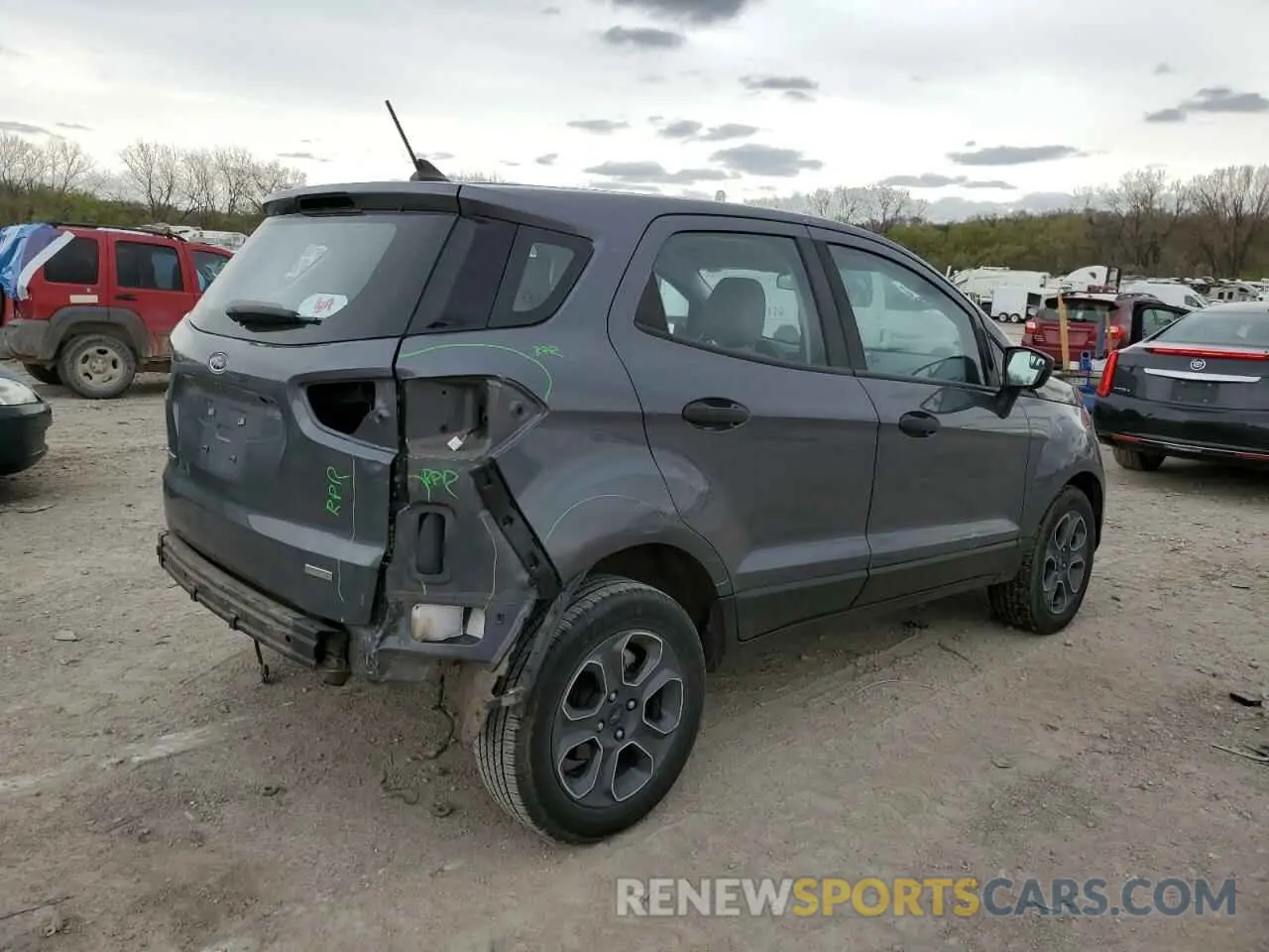 3 Photograph of a damaged car MAJ3S2FE3LC325059 FORD ECOSPORT 2020