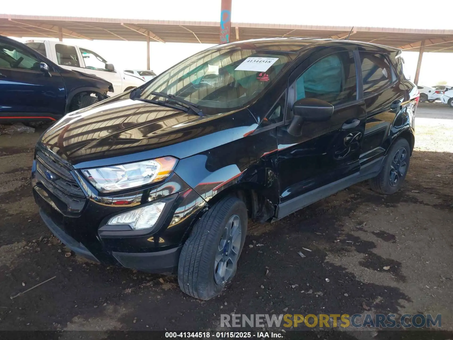2 Фотография поврежденного автомобиля MAJ3S2FE3LC377288 FORD ECOSPORT 2020