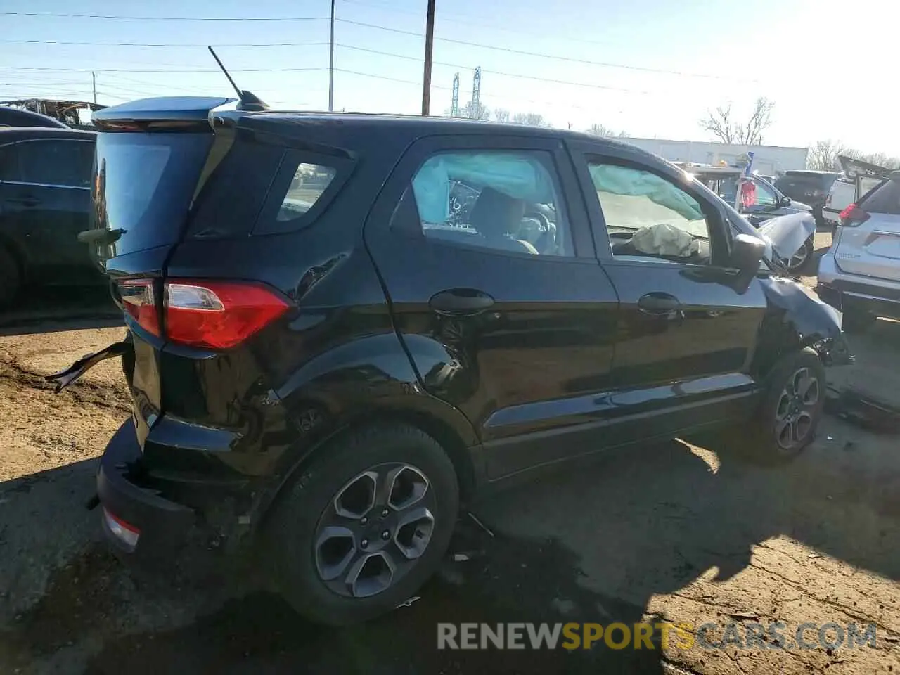 3 Фотография поврежденного автомобиля MAJ3S2FE4LC334160 FORD ECOSPORT 2020