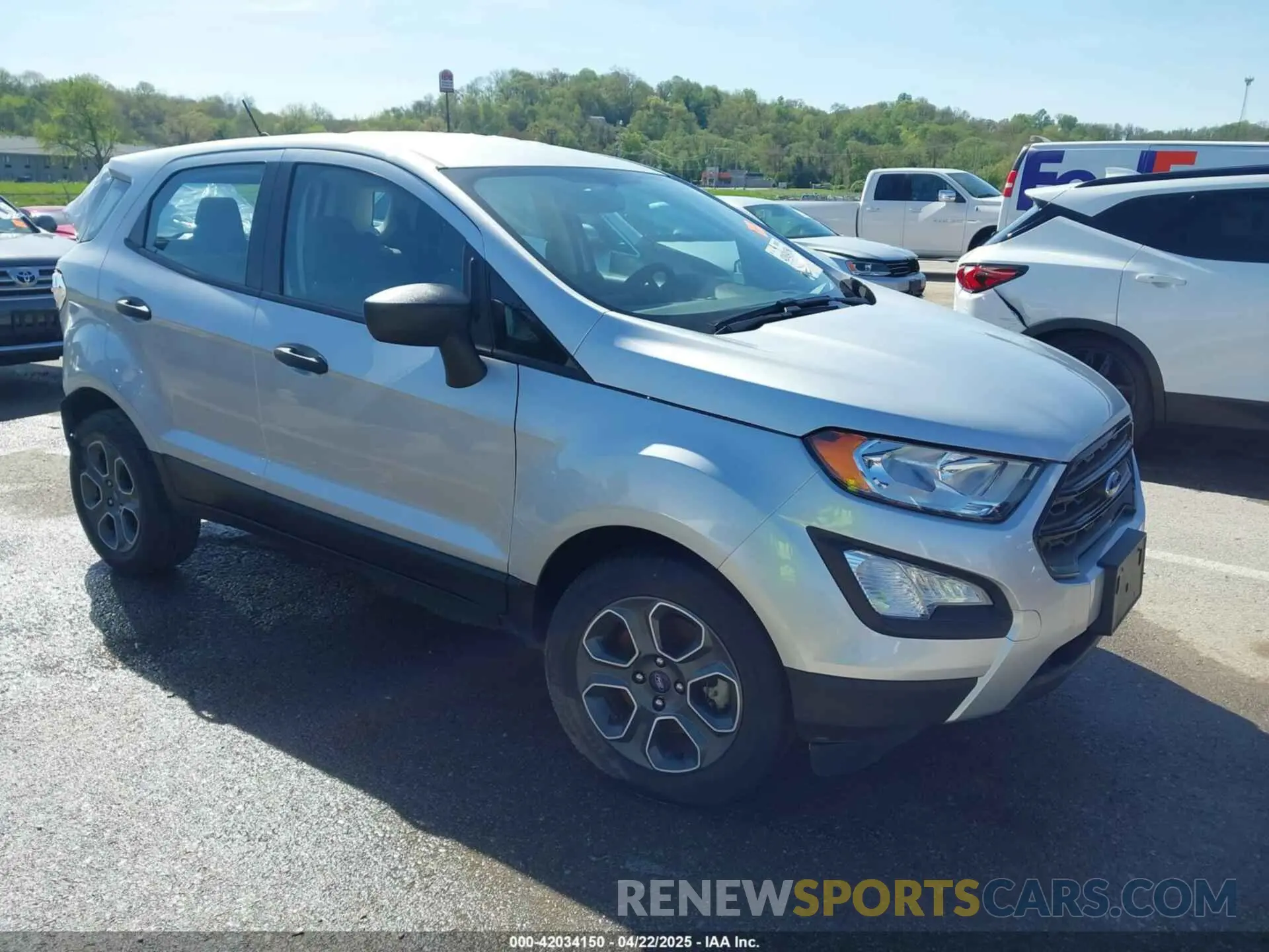 1 Фотография поврежденного автомобиля MAJ3S2FE4LC385013 FORD ECOSPORT 2020