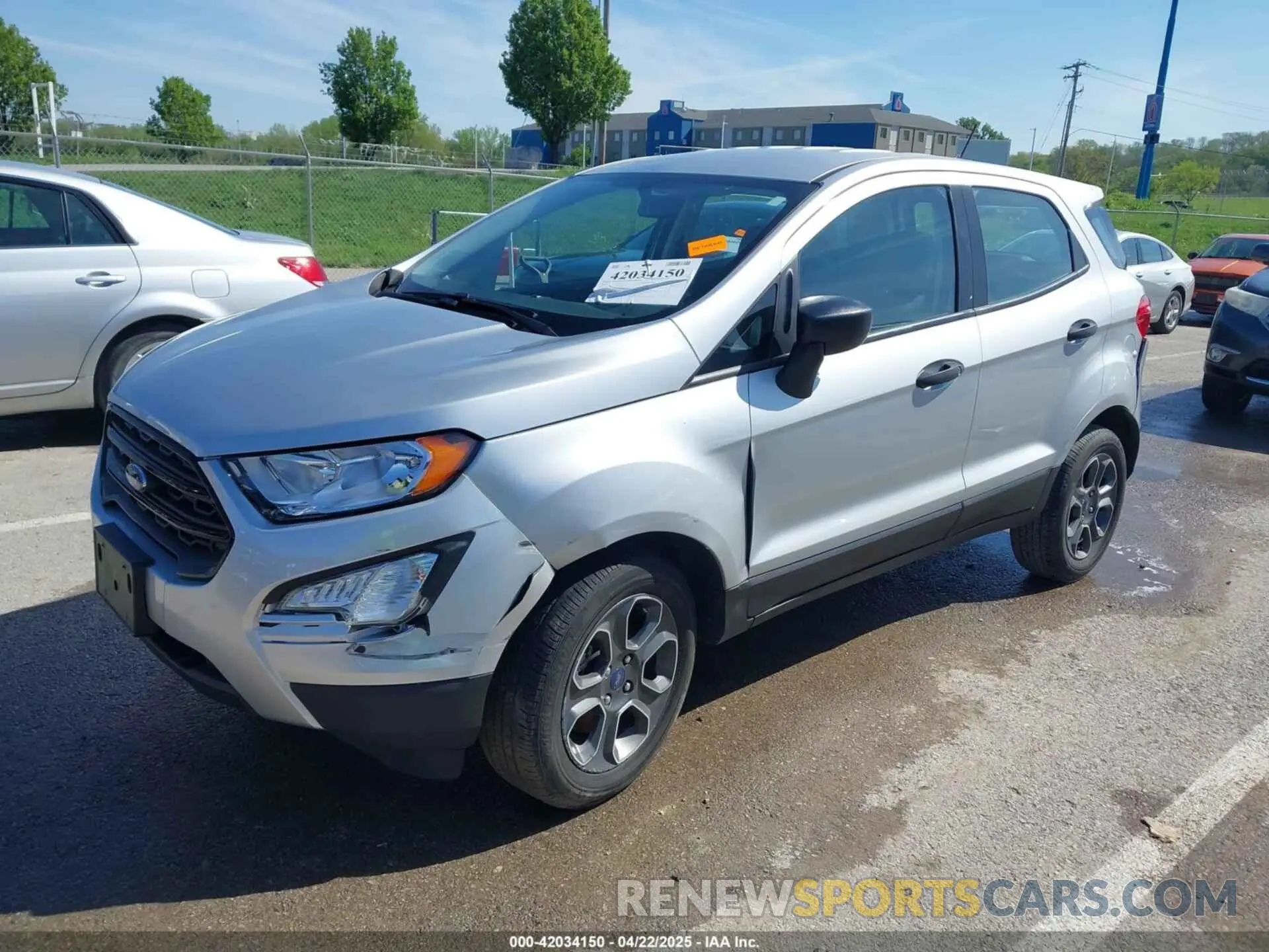 2 Фотография поврежденного автомобиля MAJ3S2FE4LC385013 FORD ECOSPORT 2020