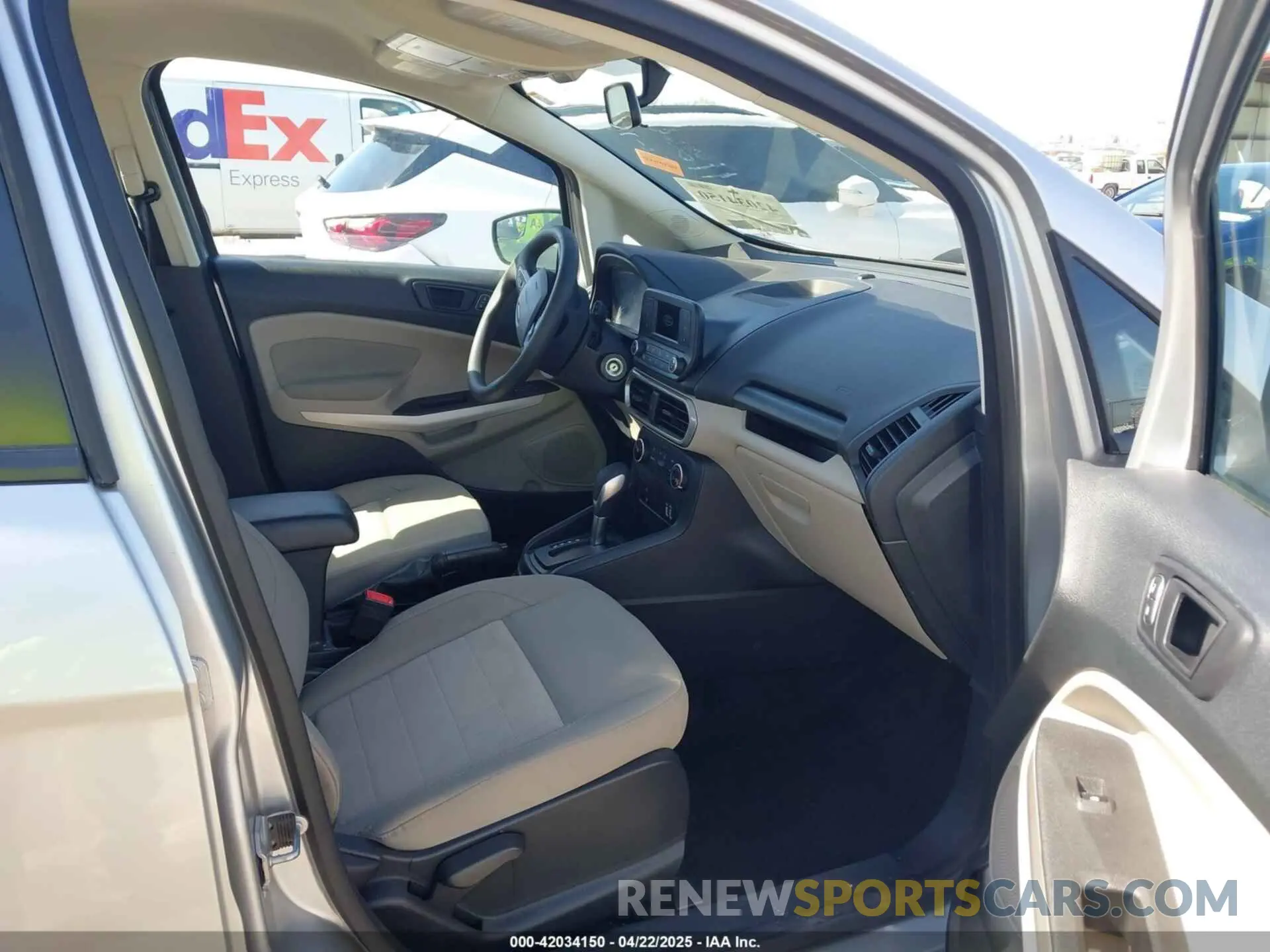 5 Фотография поврежденного автомобиля MAJ3S2FE4LC385013 FORD ECOSPORT 2020